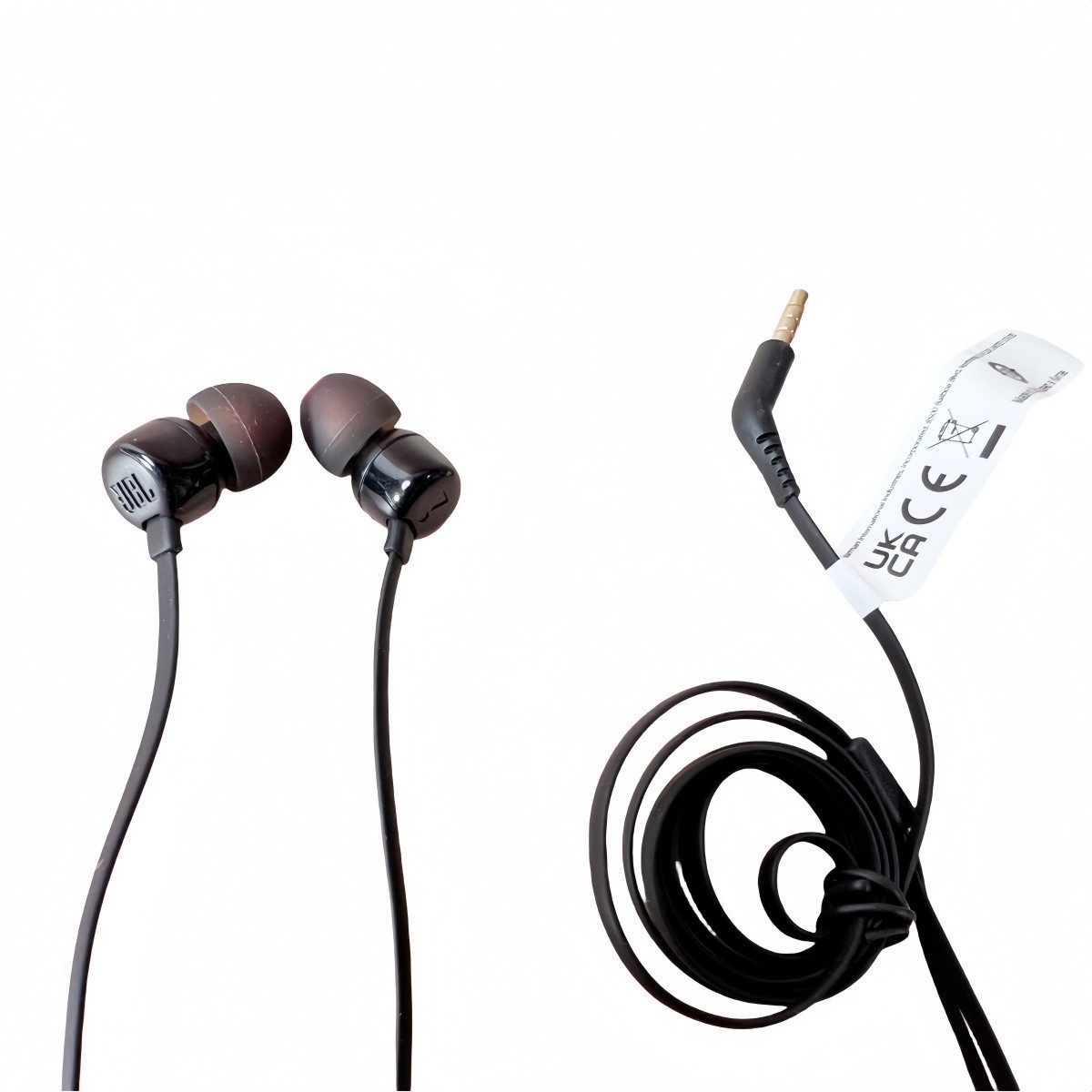 JBL T110 High Performance In-Ear Stereo Headphones with MIC Black Earbuds