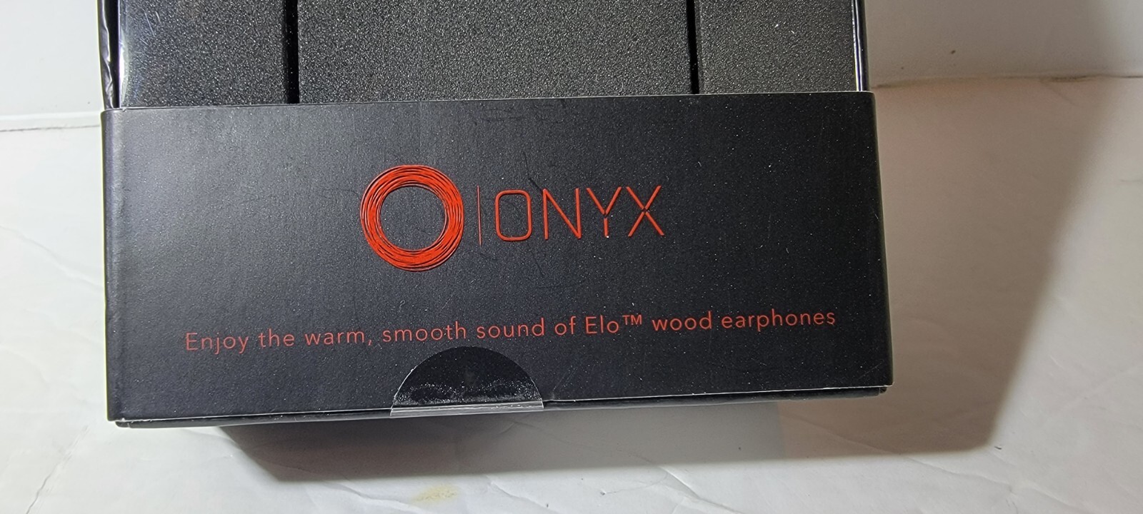 Onyx Genuine Wood Wired in-Ear Headphones with Sound Isolation and Built-in Micr