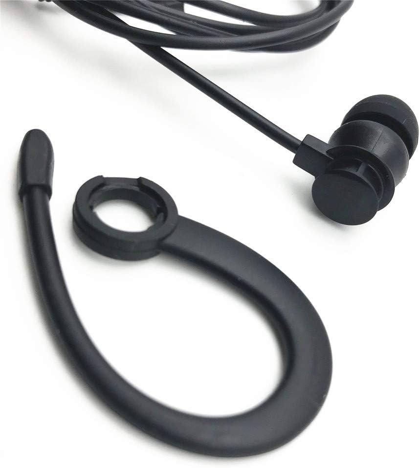Single Side Earphone In-Ear Stereo to Mono Earbuds,3.5Mm Plug Ear Hook Earpiece