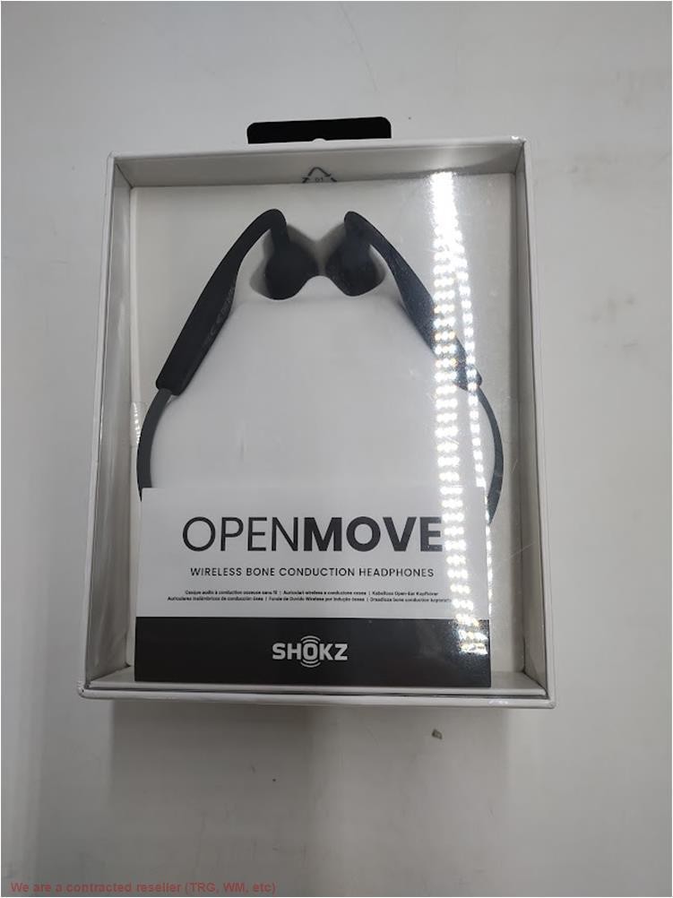 Shokz OpenMove Bluetooth Wireless Headphones – Gray: Open-Ear Bone Conduction,