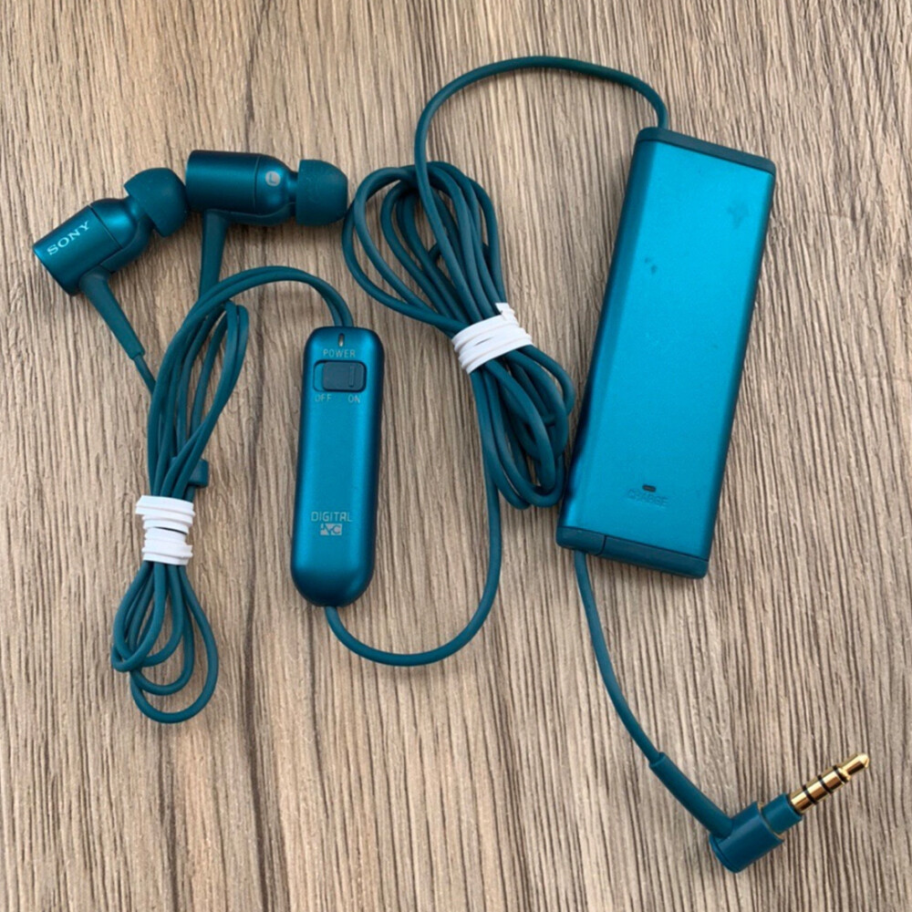Sony EX750NA Wired Earphone In-Ear Noise Cancelling Headphones Bluck Packing