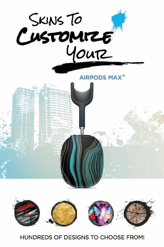 Apple AirPods Max USB-C Wireless Headphones with MightySkins Code – Starlight