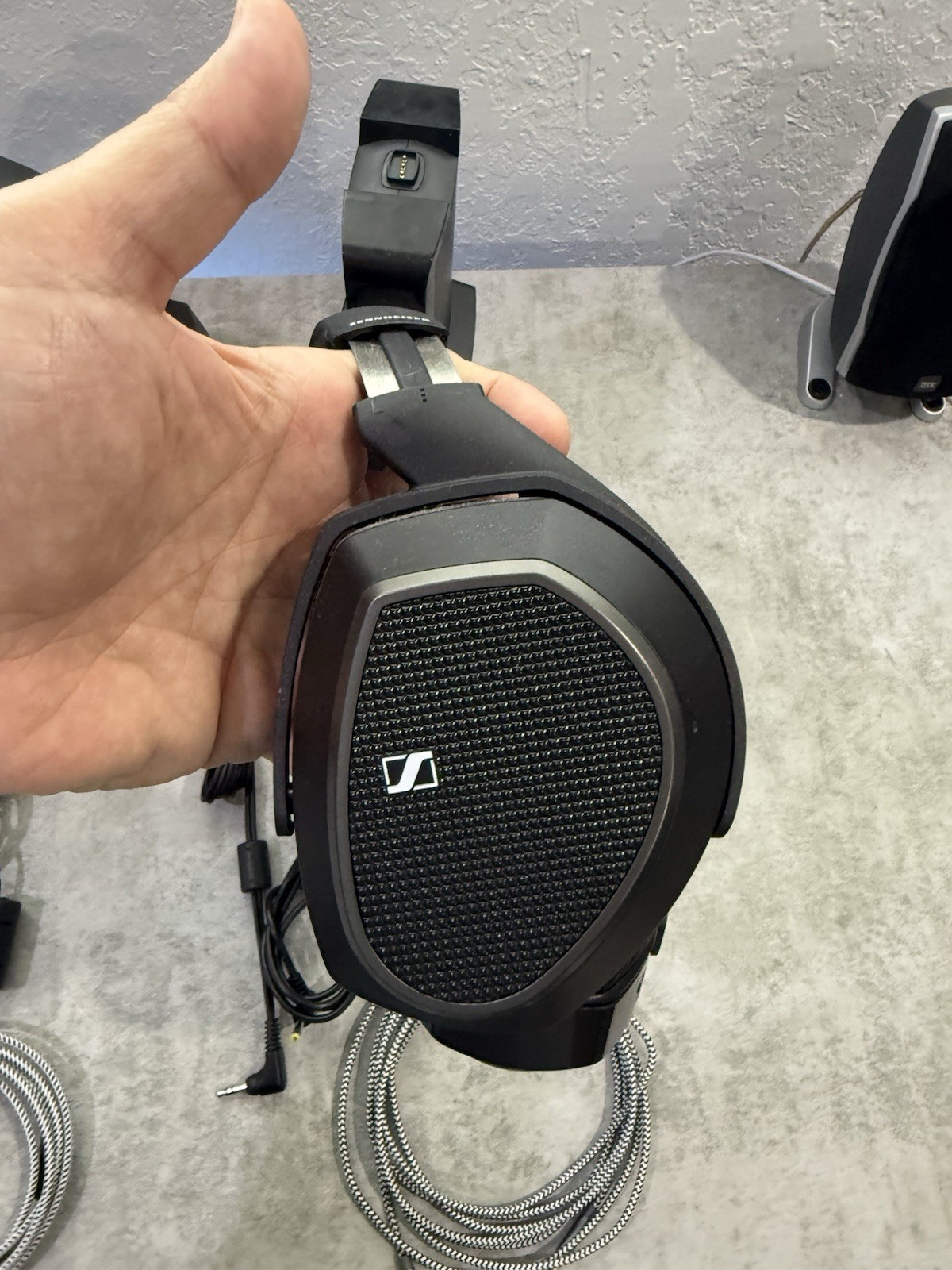 Sennheiser 2-HDR 175 RF Wireless Headphone & System Stand TR 175 & TR 165 +Cable