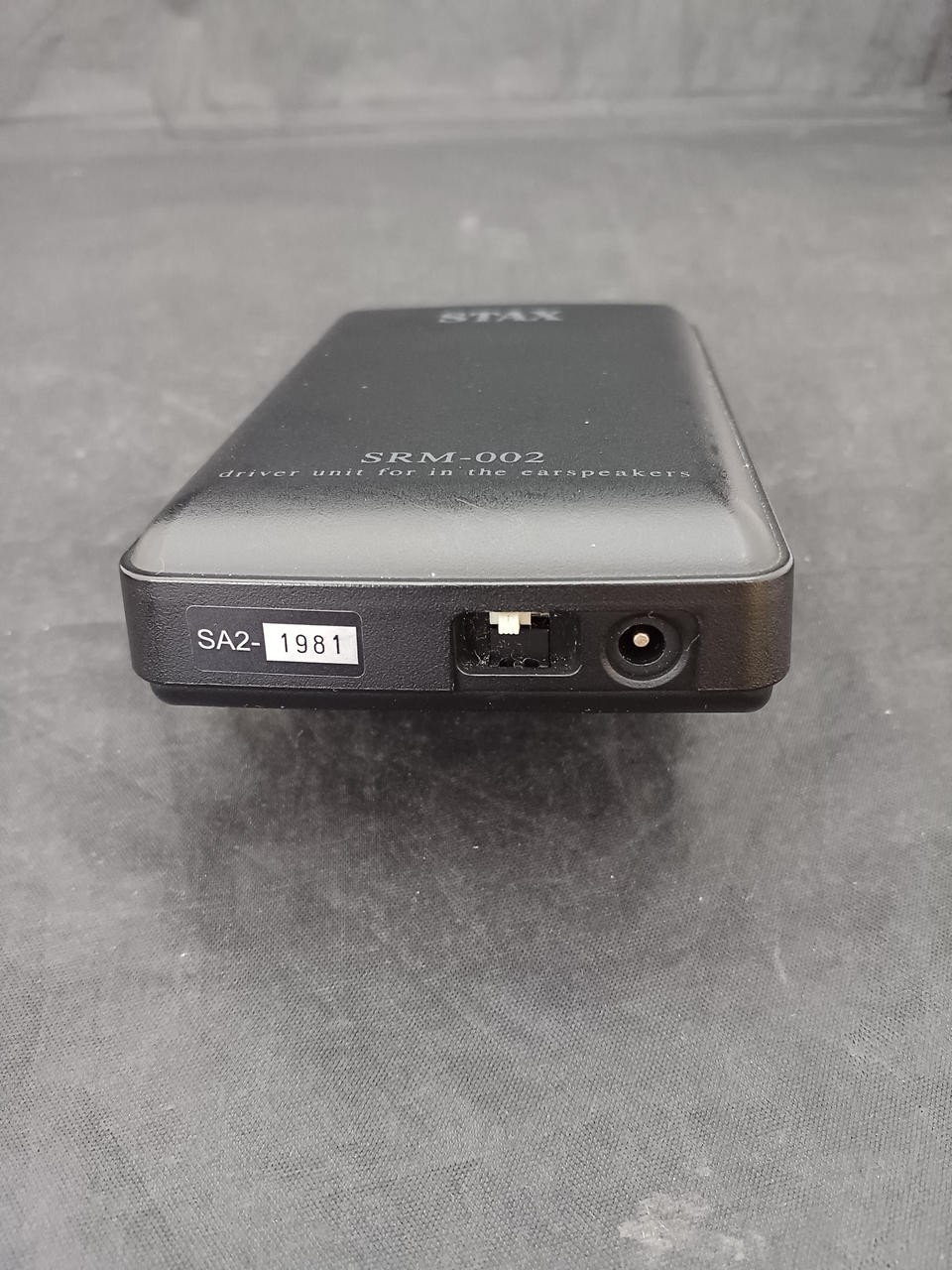 STAX SRS-002 SR-002 Earspeaker + SRM-002 Driver Unit Fully Working JAPAN
