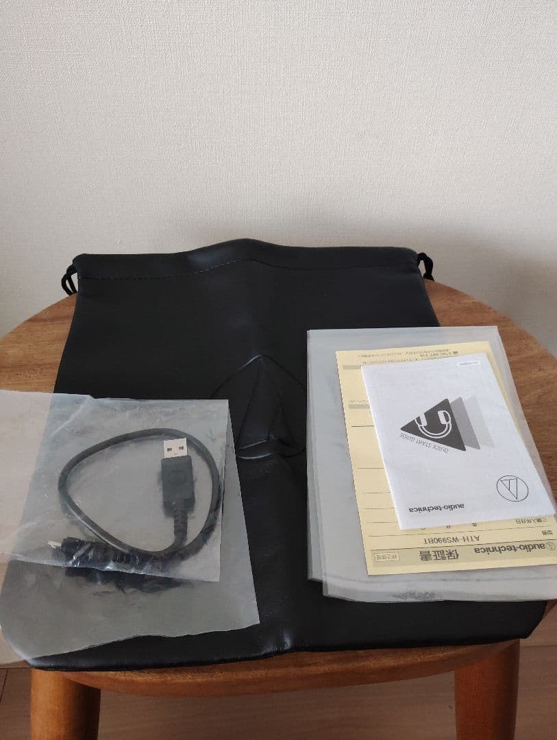 Audio Technica ATH-WS990BT Solid Bass Wireless Headphone Black Japan Used