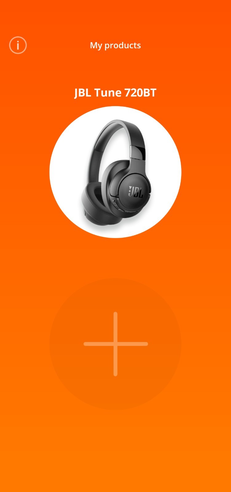 JBL Tune 720BT – wireless over-ear headphones- Black