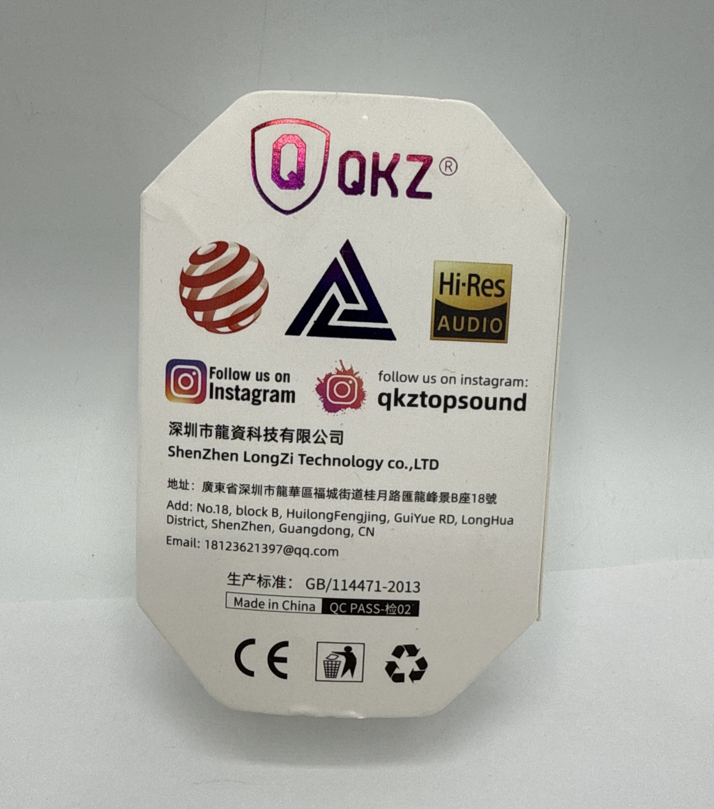 QKZ AK3 Pro IEM for Gaming Earbuds w/ Microphone (in Ear Monitor Headphones) BLK