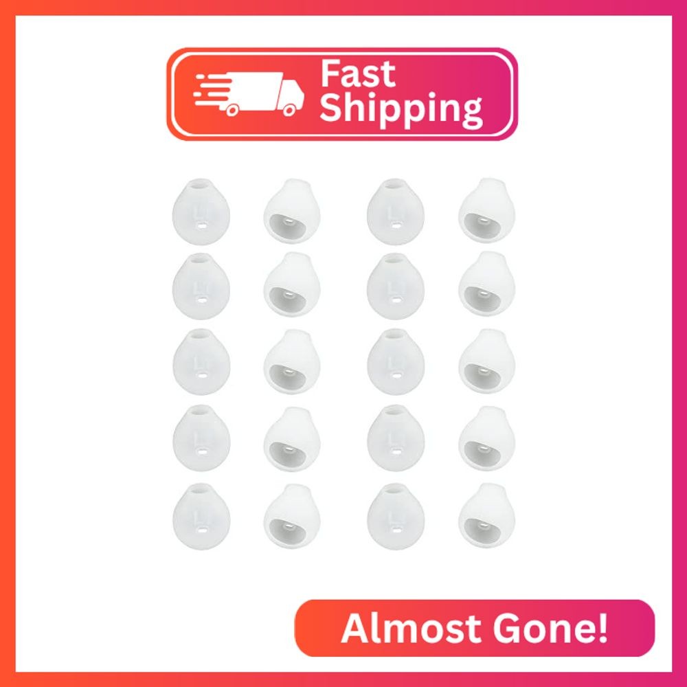 10 Pairs Silicone Earbud Cover Tips Replacement Ear Gels Buds Compatible with Sa