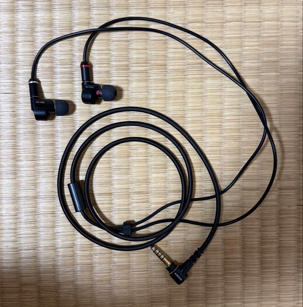 Sony XBA-N3 Hi-Res In-Ear Headphones + MUC-M12NB1 4.4mm Balanced Cable Japan