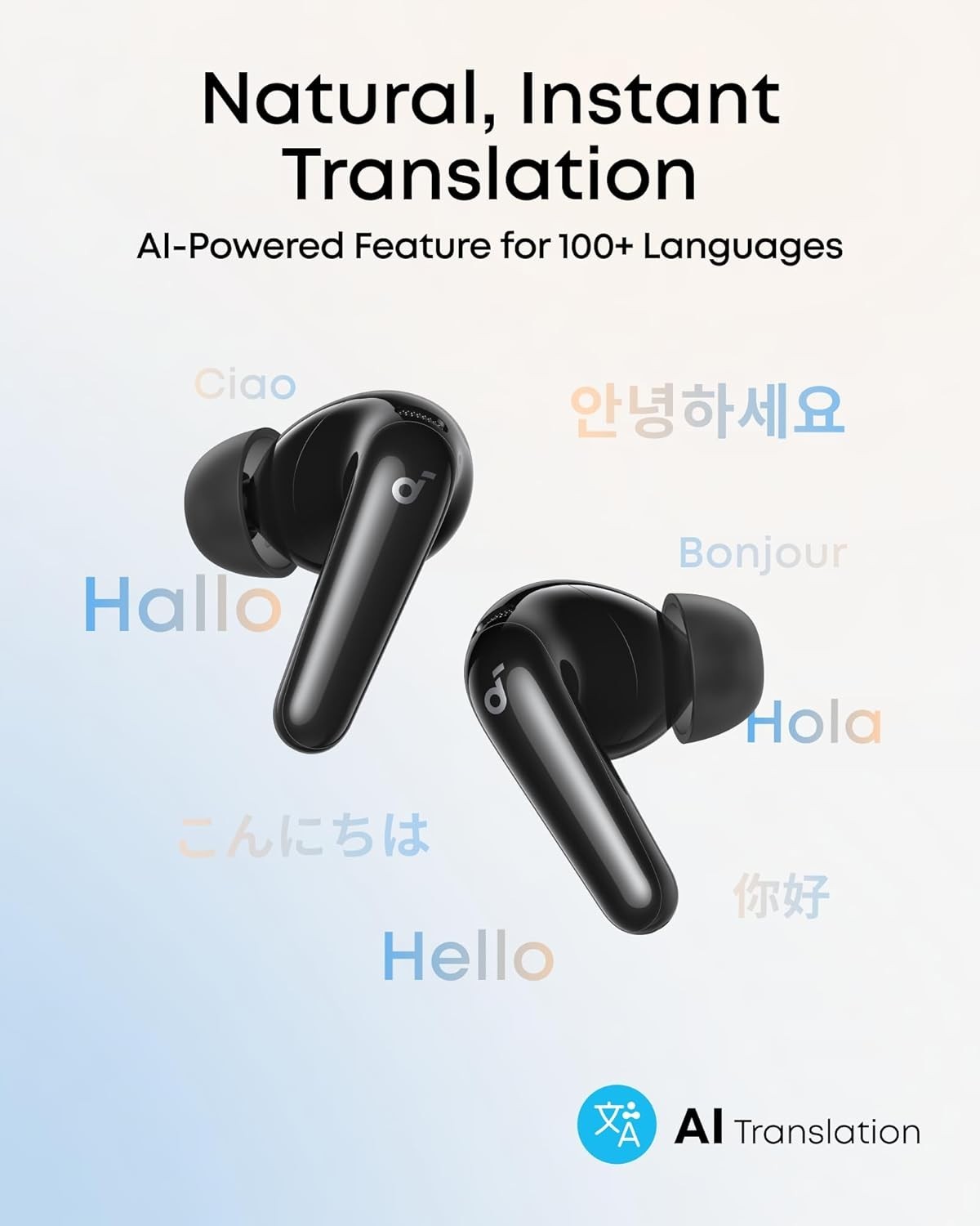 P31i by , Real-Time Adaptive Noise Cancelling, Hi-Res Sound, Translation Earb…