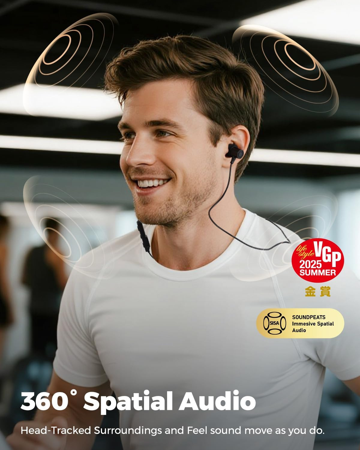 Q40 HD – Sports Neckband Bluetooth Headphones – Black | LDAC Hi-Res Audio,Blueto