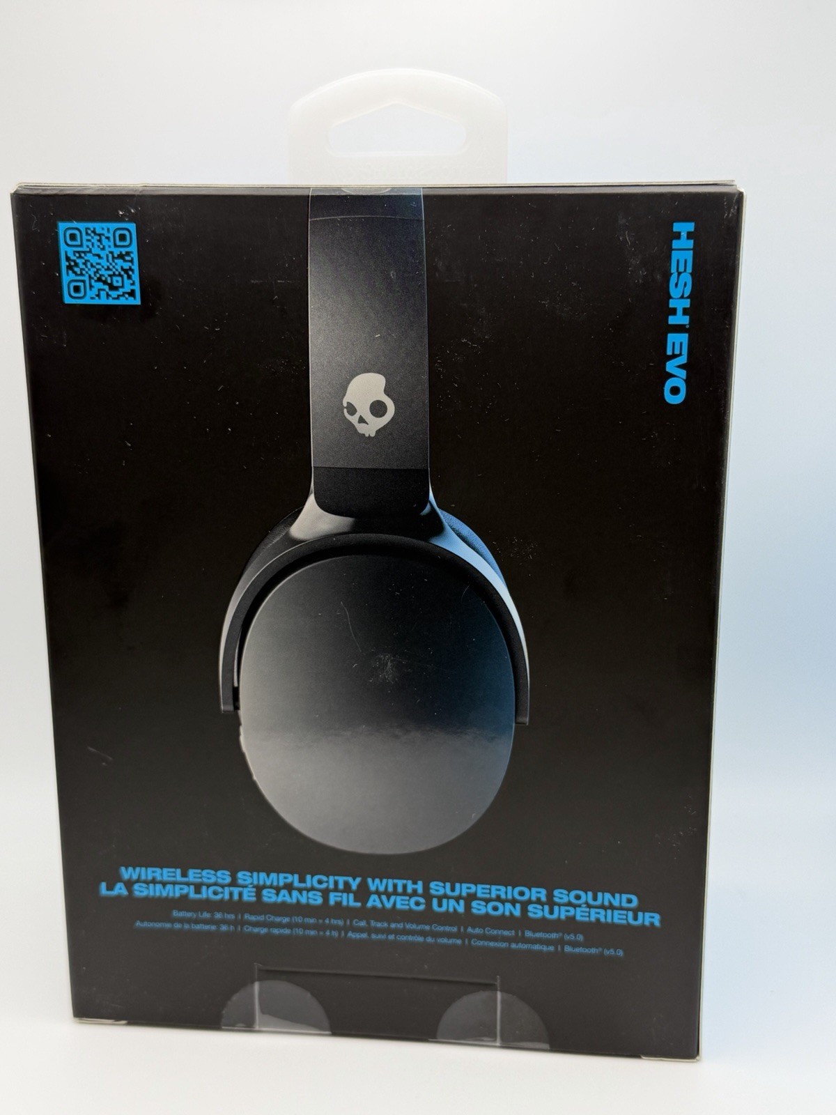 Skullcandy Hesh Evo Wireless Bluetooth Over-Ear Headphones Mic Black