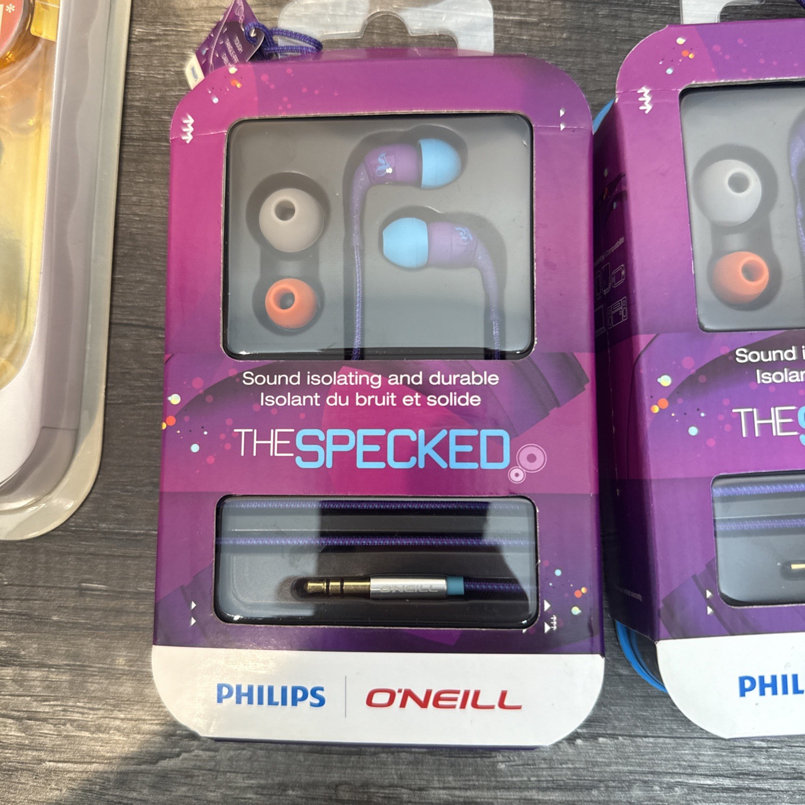 Lot Of Philips Headphones Earbuds Lot SHL8800 O’Neill iPod MP3 New Sealed