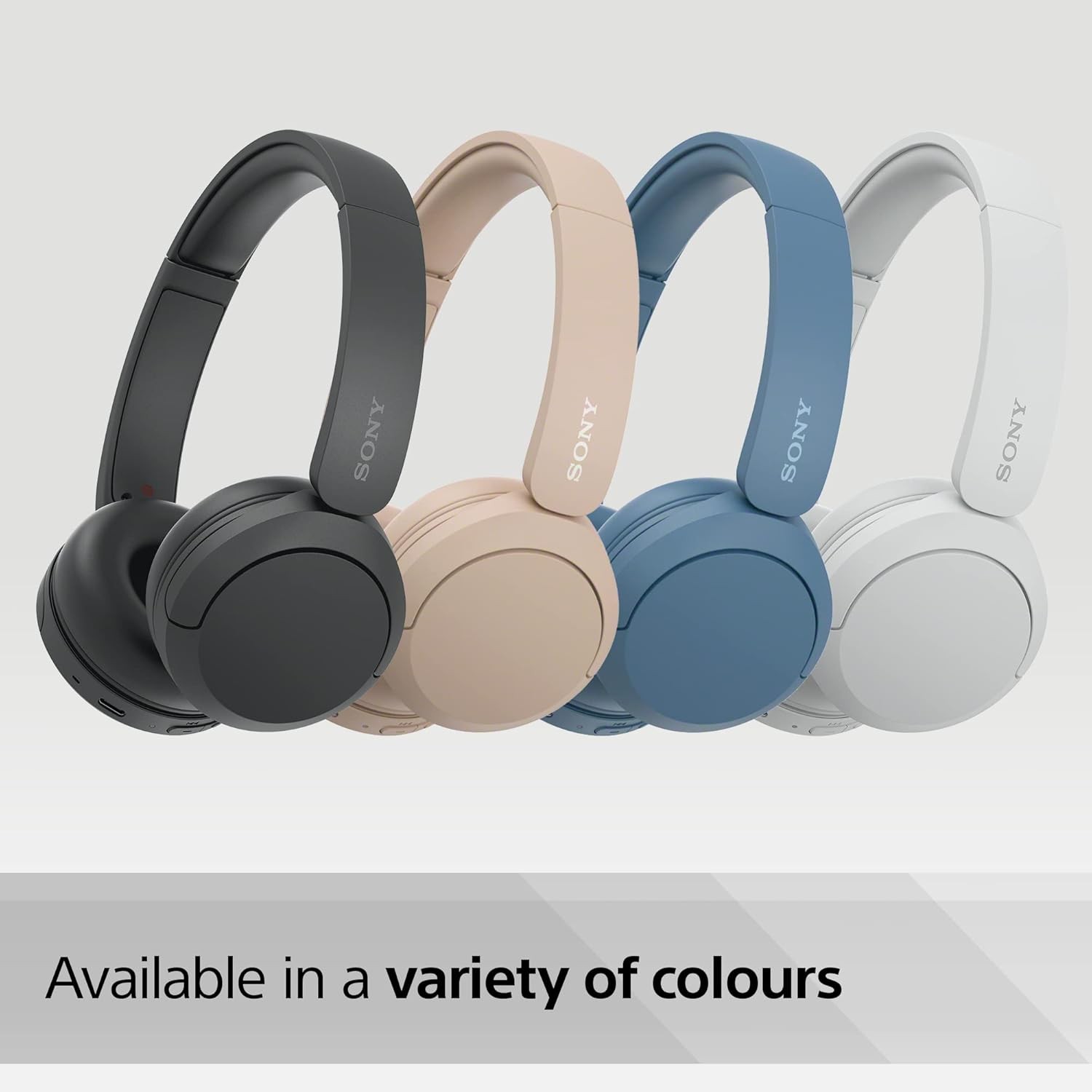Sony WH-CH520 Wireless Bluetooth Headphones – up to 50 Hours Battery Life with Q