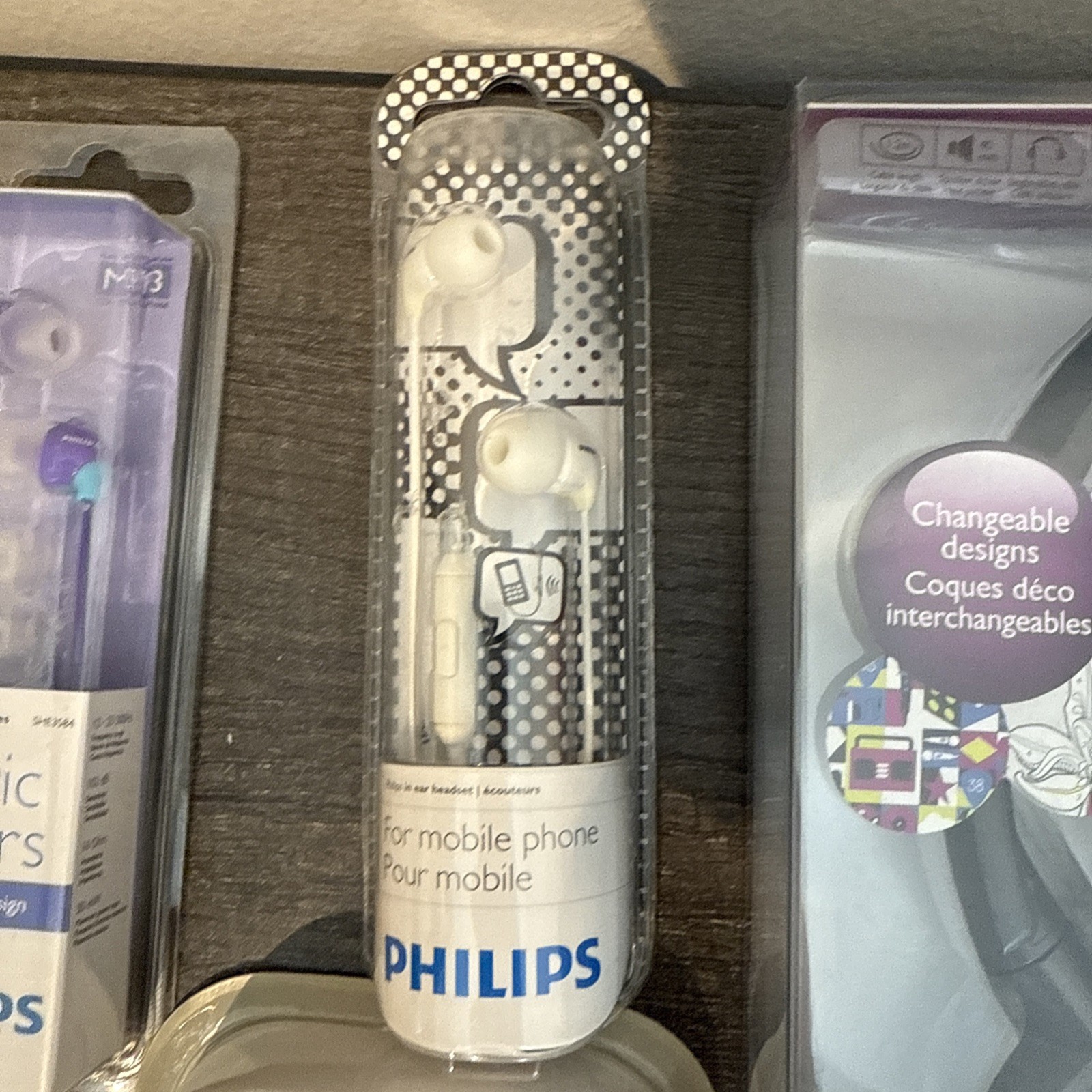Lot Of Philips Headphones Earbuds Lot SHL8800 O’Neill iPod MP3 New Sealed