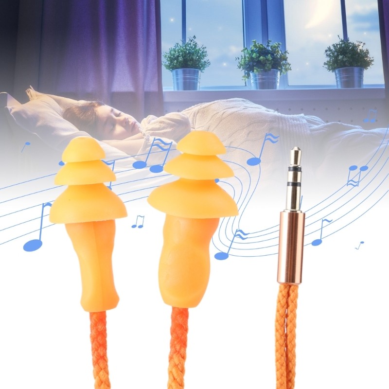 Comfortable Earbuds Earphones with Superior Sound Isolation In Ear Earplugs