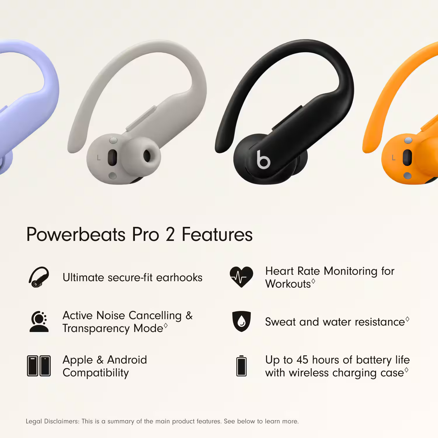 Beats – Powerbeats Pro 2 True Wireless Active Noise Canceling Earbuds – Jet …