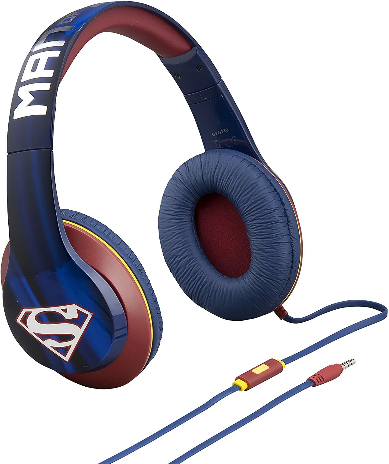iHome Superman Headphones for Kids Wired Headphones w/ Built in Mic – eKids