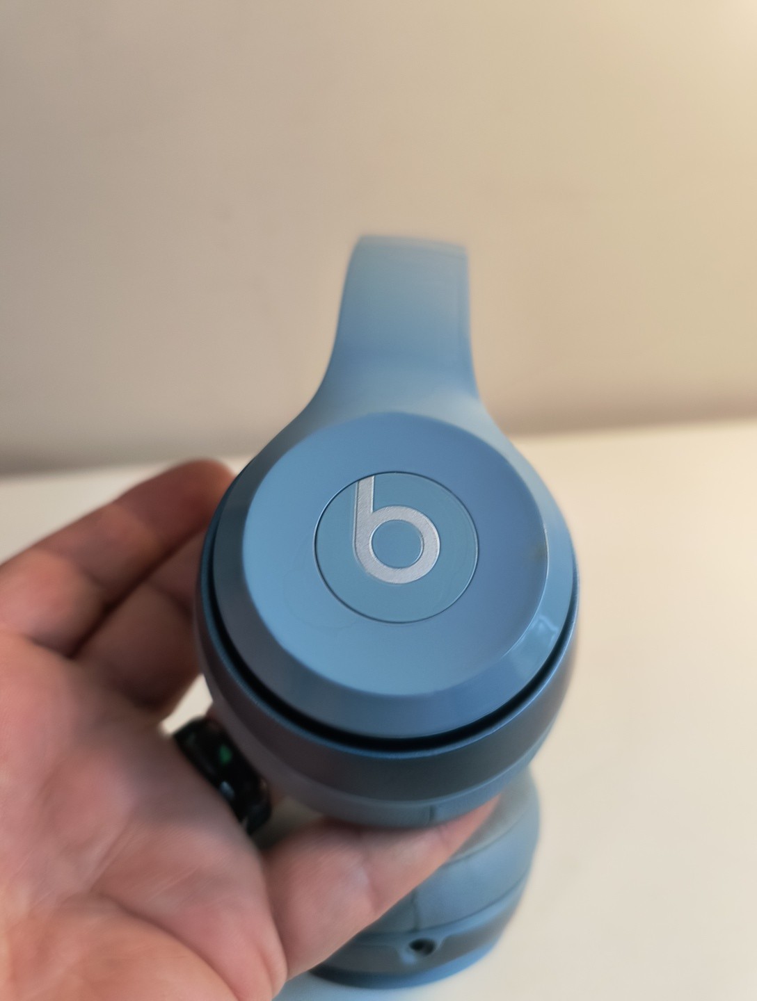 Beats by Dr Dre Solo 2 Wired Headphones W/ Case – No Cable Blue B0518 Tested