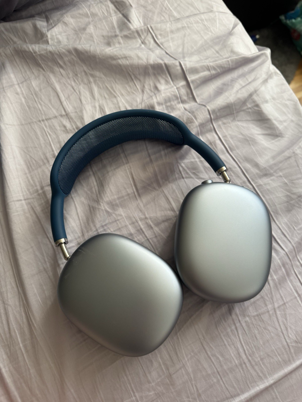 Apple AirPods Max Wireless Bluetooth Over-Ear Headphones Blue/Silver