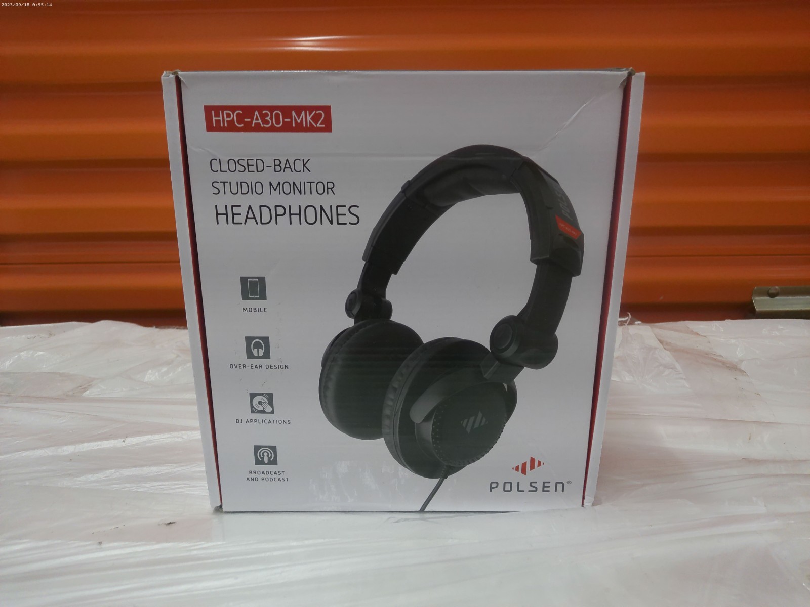 Polsen HPC-A30-MK2 Closed-Back Over-Ear Studio Monitor Headphones