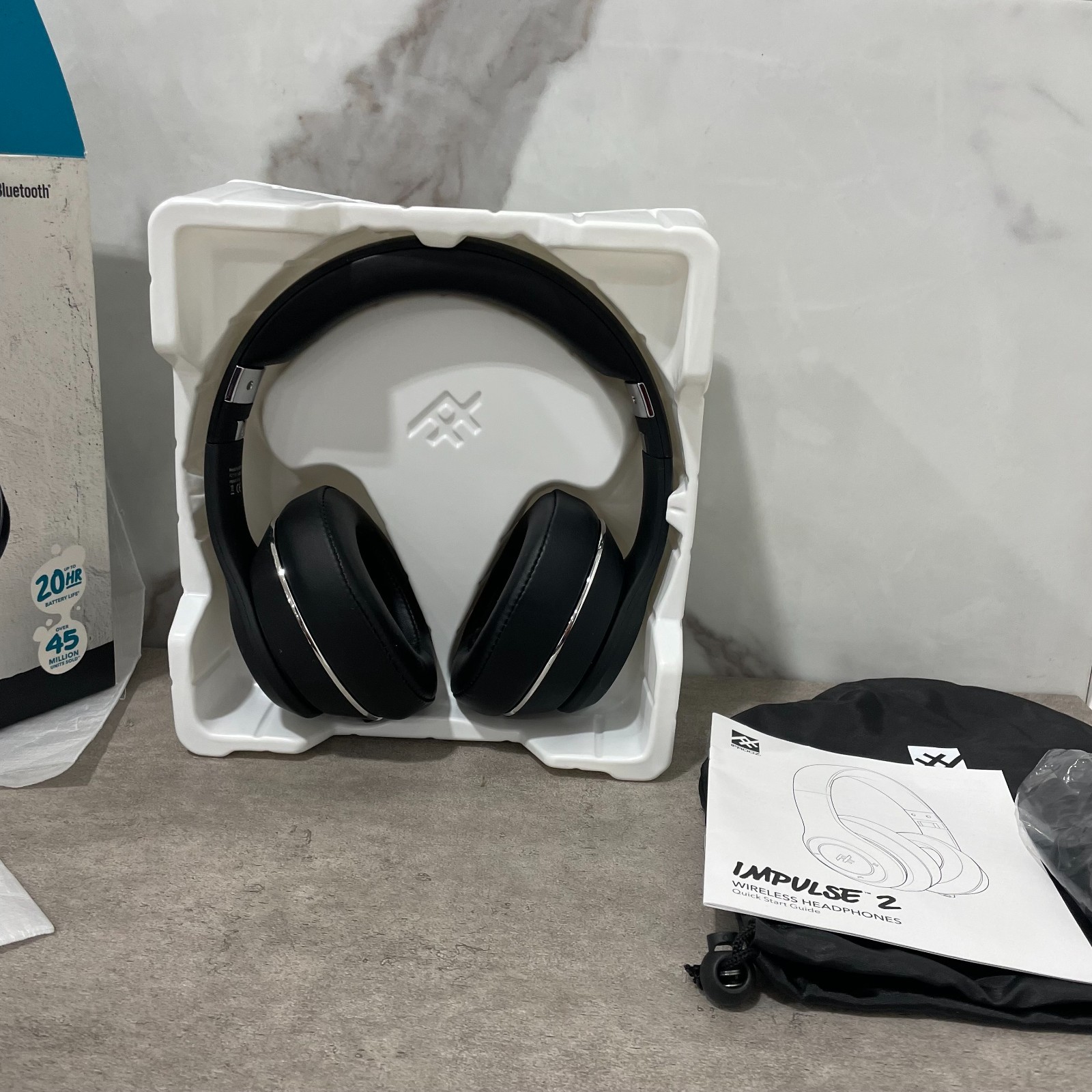 iFrogz – Impulse 2 Over Ear Bluetooth Headphones – Black