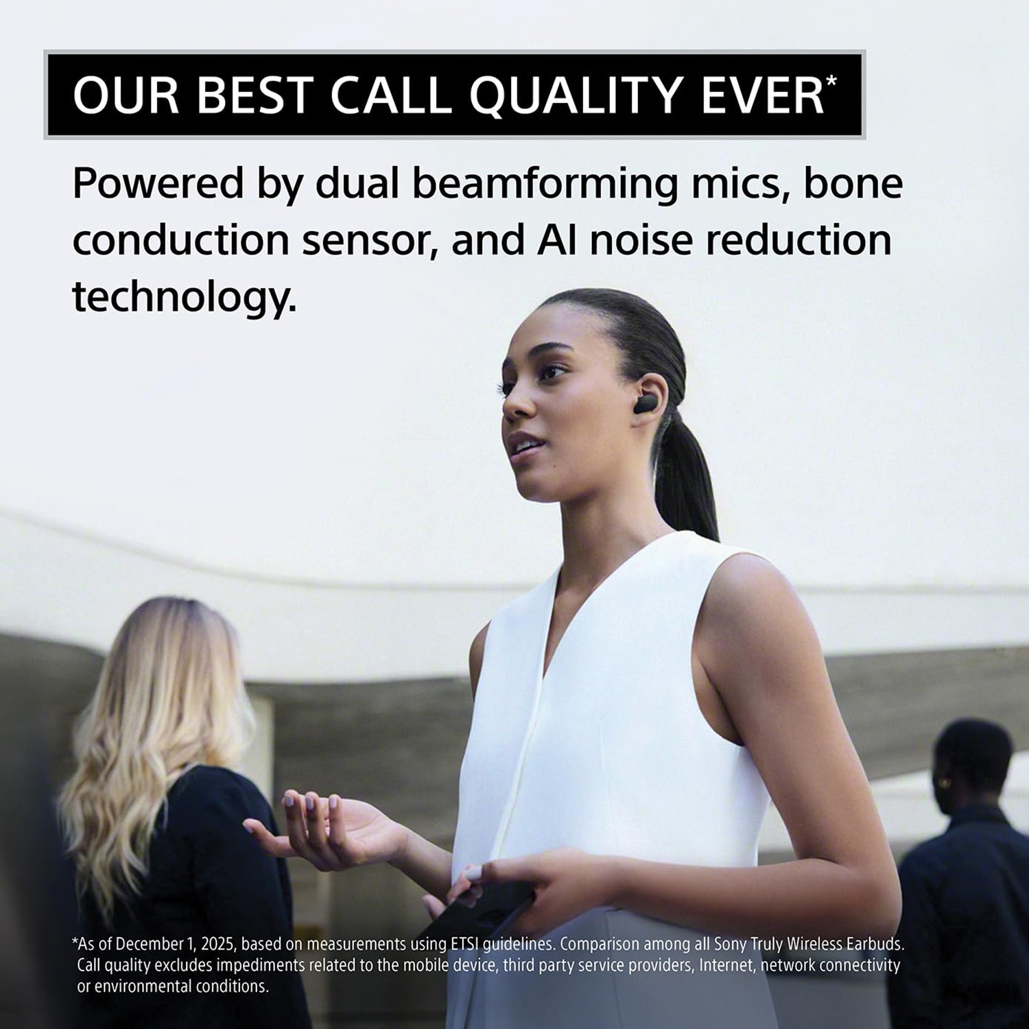 Sony The Best Truly Wireless Noise Cancelling Earbuds + 12 Month Plan + Cable