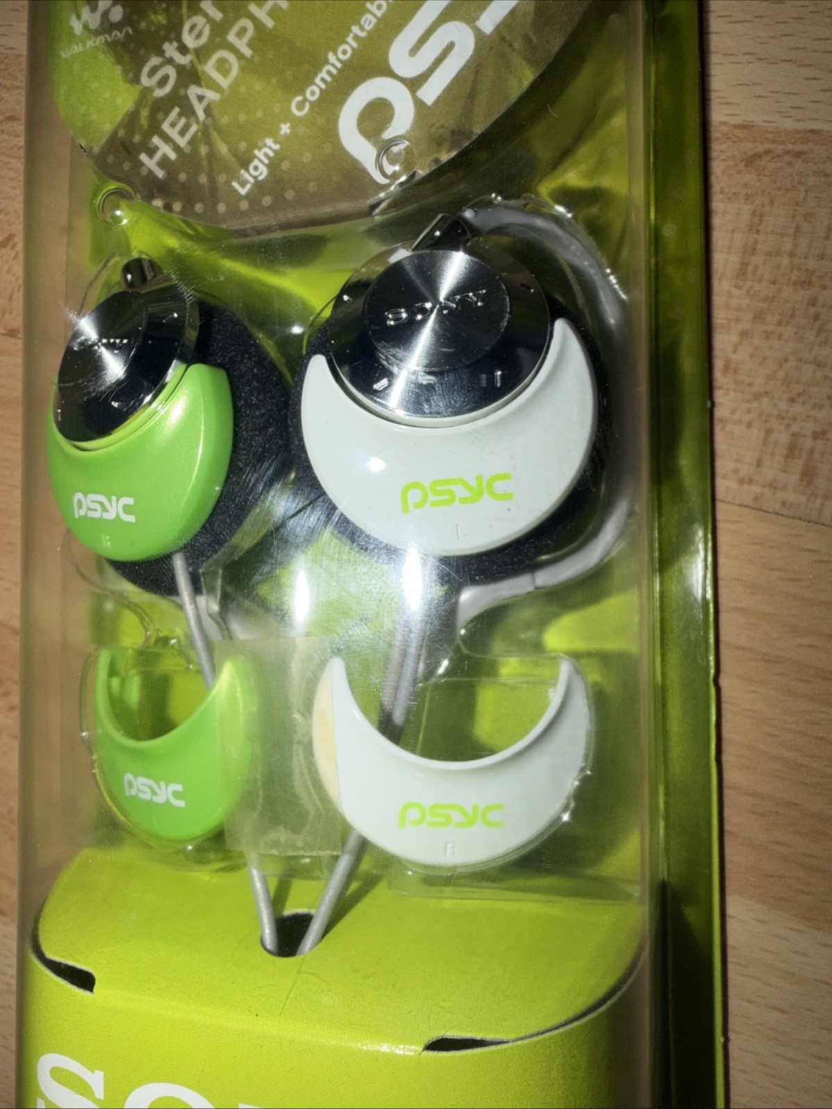 Vintage Sony PSYC Stereo Headphones MDR-Q23 PSWHI + Electric White 2005 SEALED