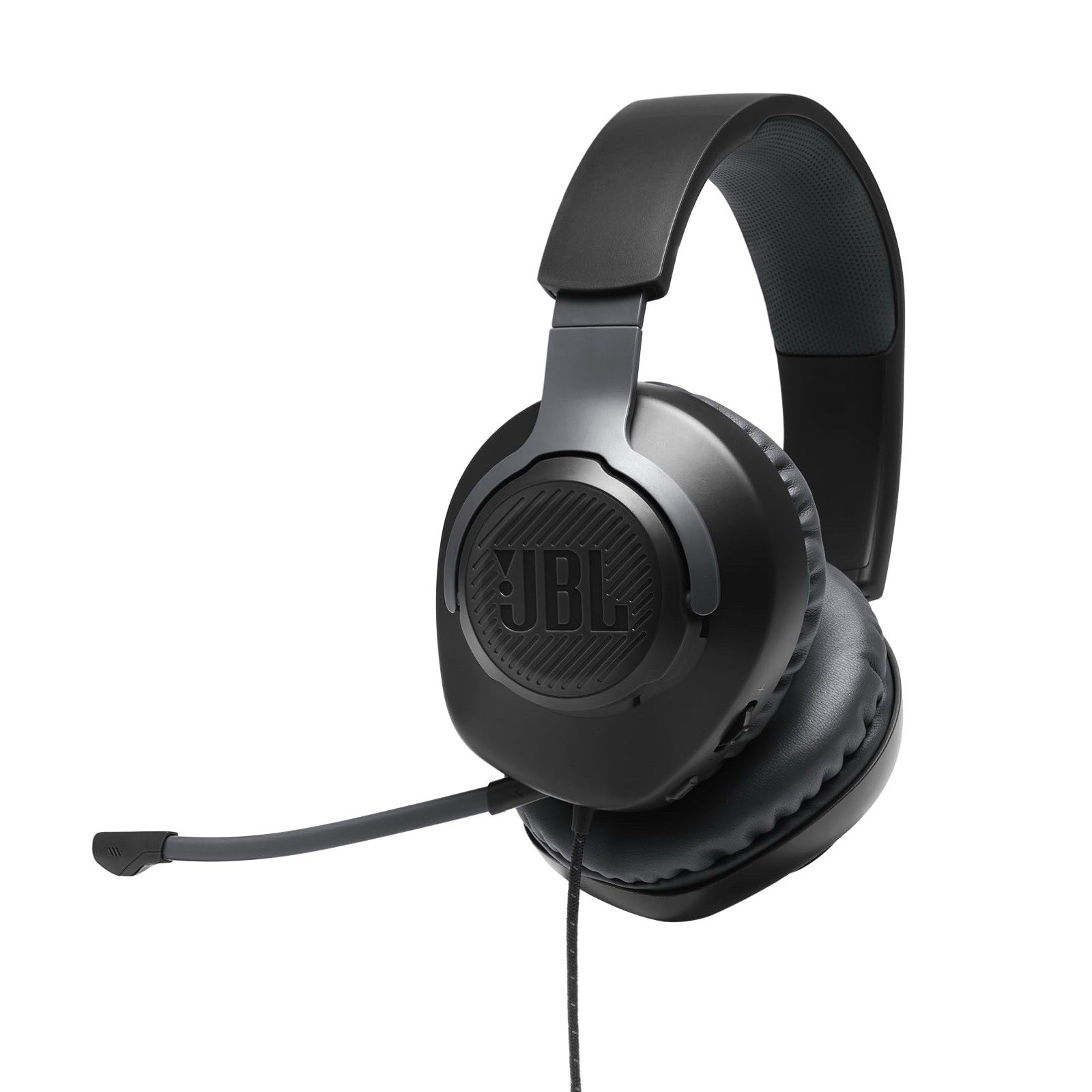 JBL Quantum 100 – Wired Over-Ear Gaming Headphones – Black, Large