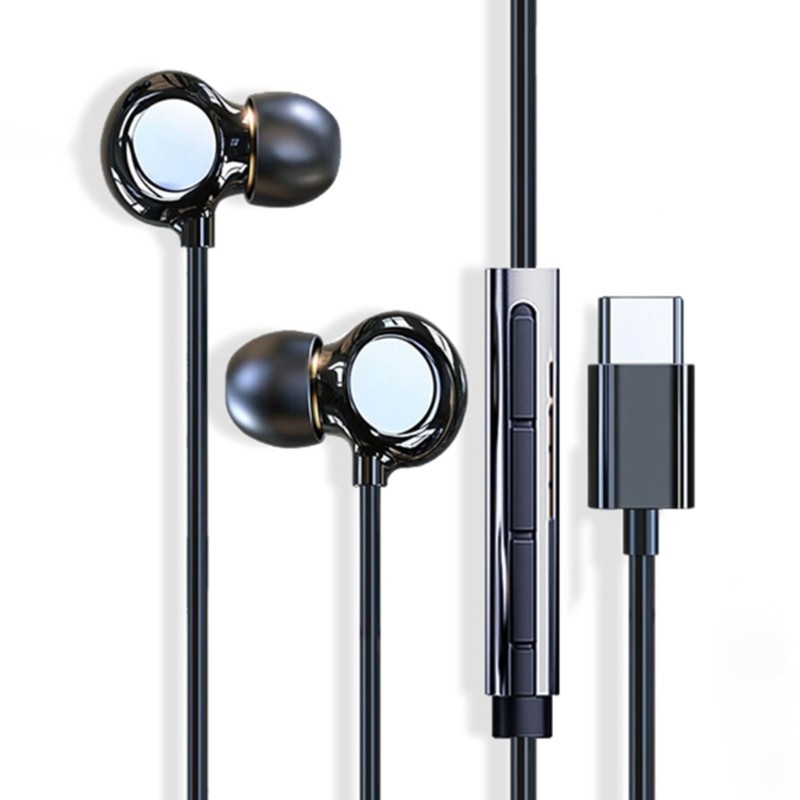 Clear Headphones Equipped 13mm Composite Diaphragm Rich Bass Headsets