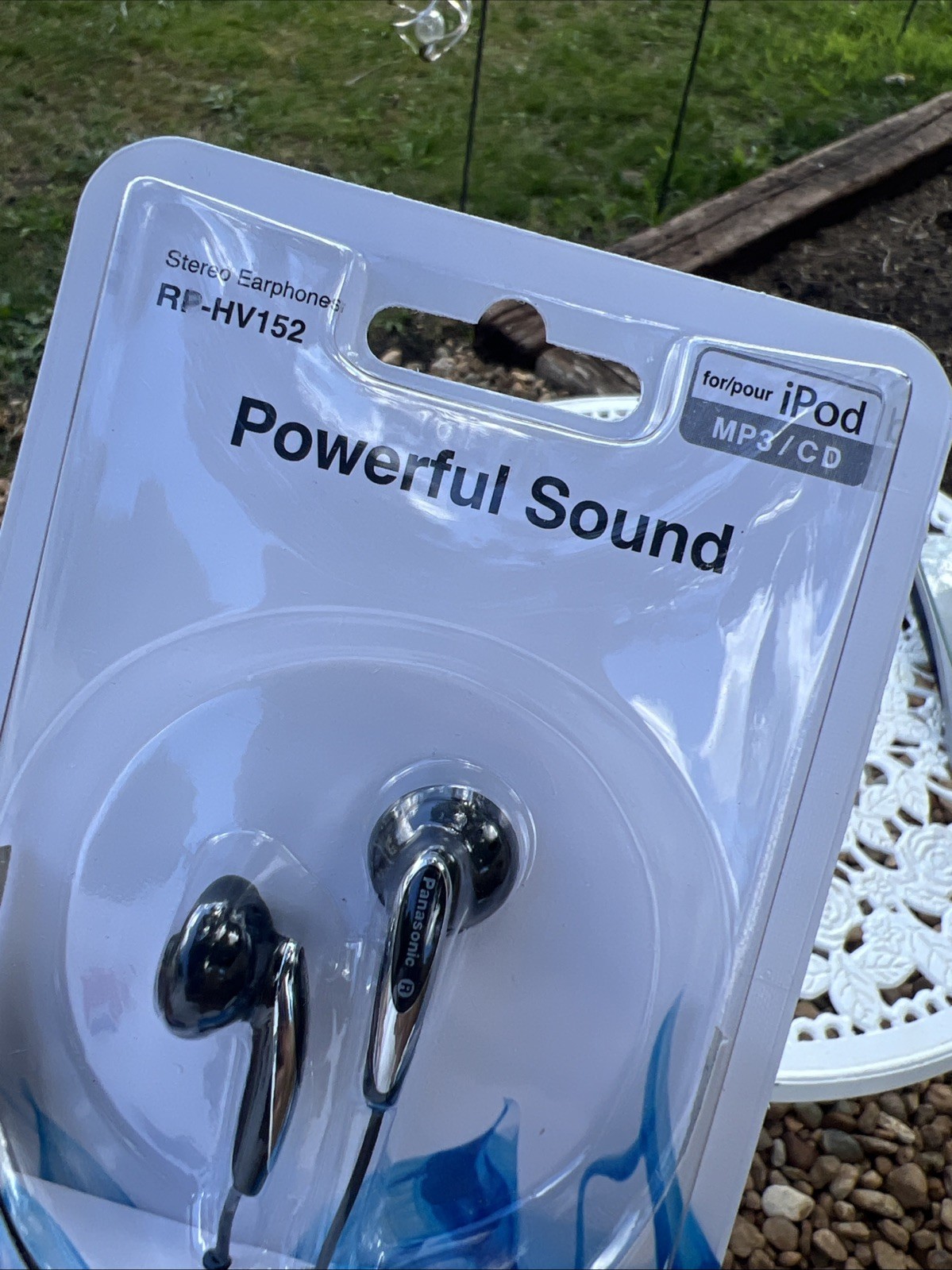 Panasonic RP-HV152 Black Stereo Earphones for iPod /mp3/cd – NEW/SEALED –