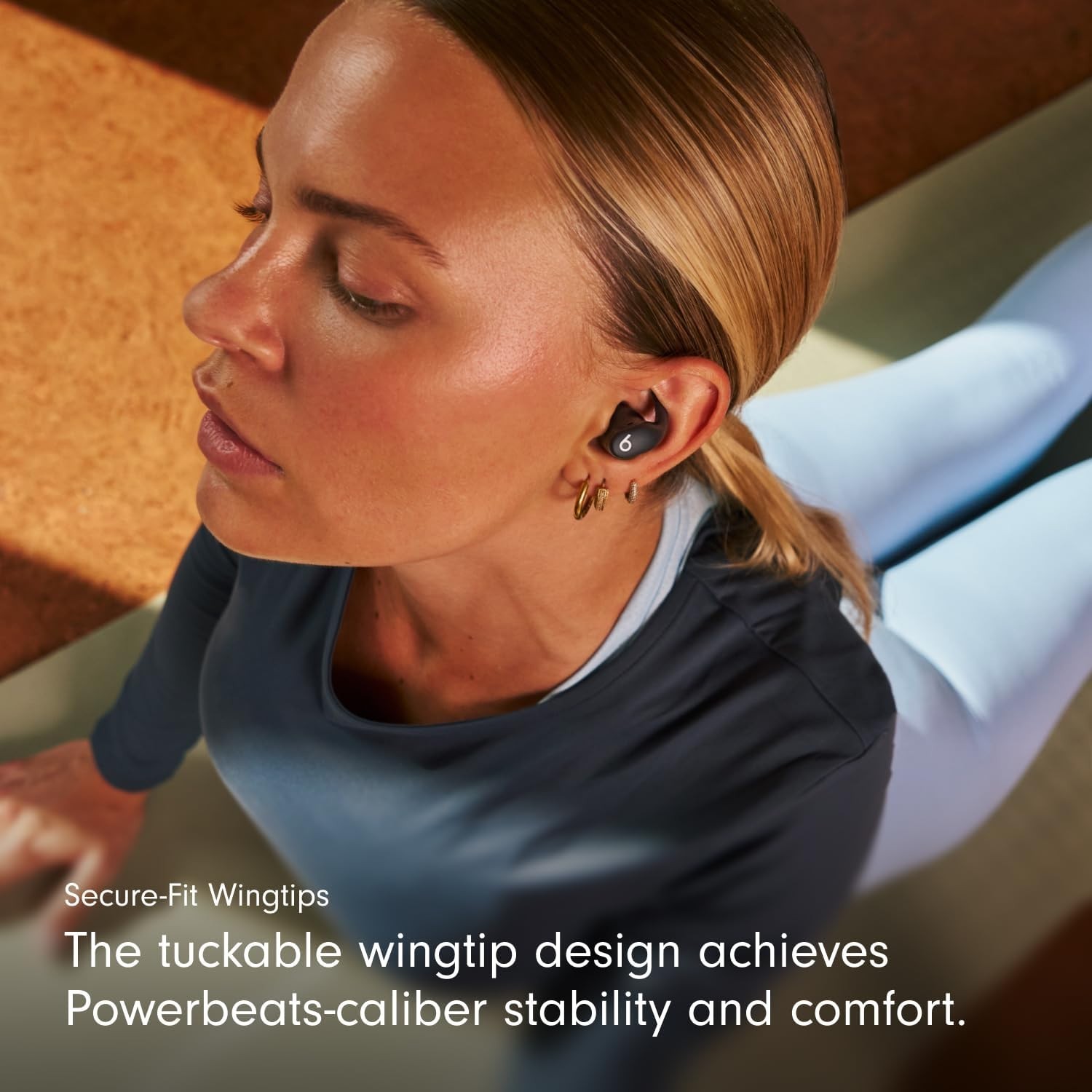 Beats Powerbeats Fit ‎ME2J4LL/A True Wireless Workout Earbuds w/ Wingtips Black