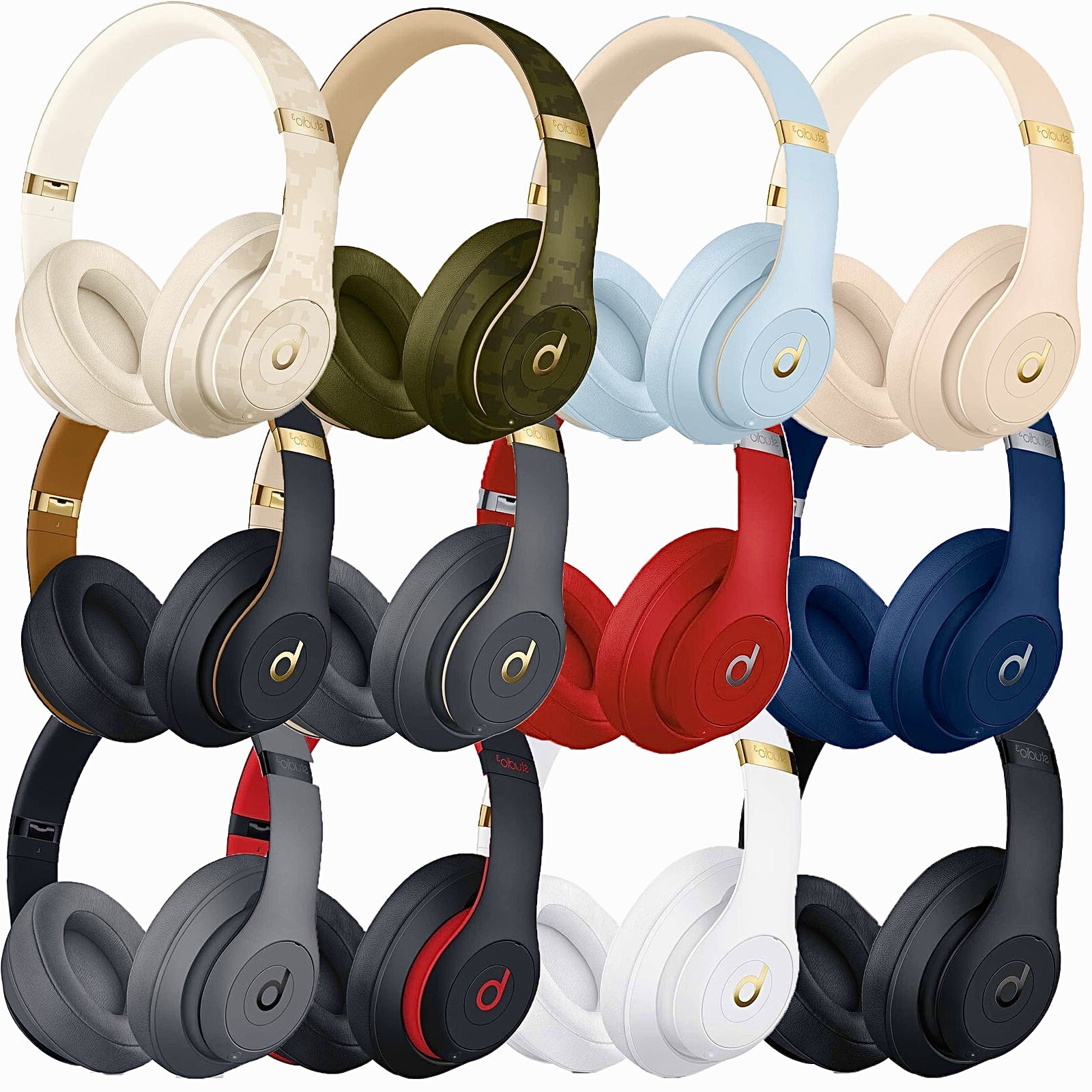 NEW SEALED – Beats Studio3 Skyline Collection Wireless Headphones – All Colors