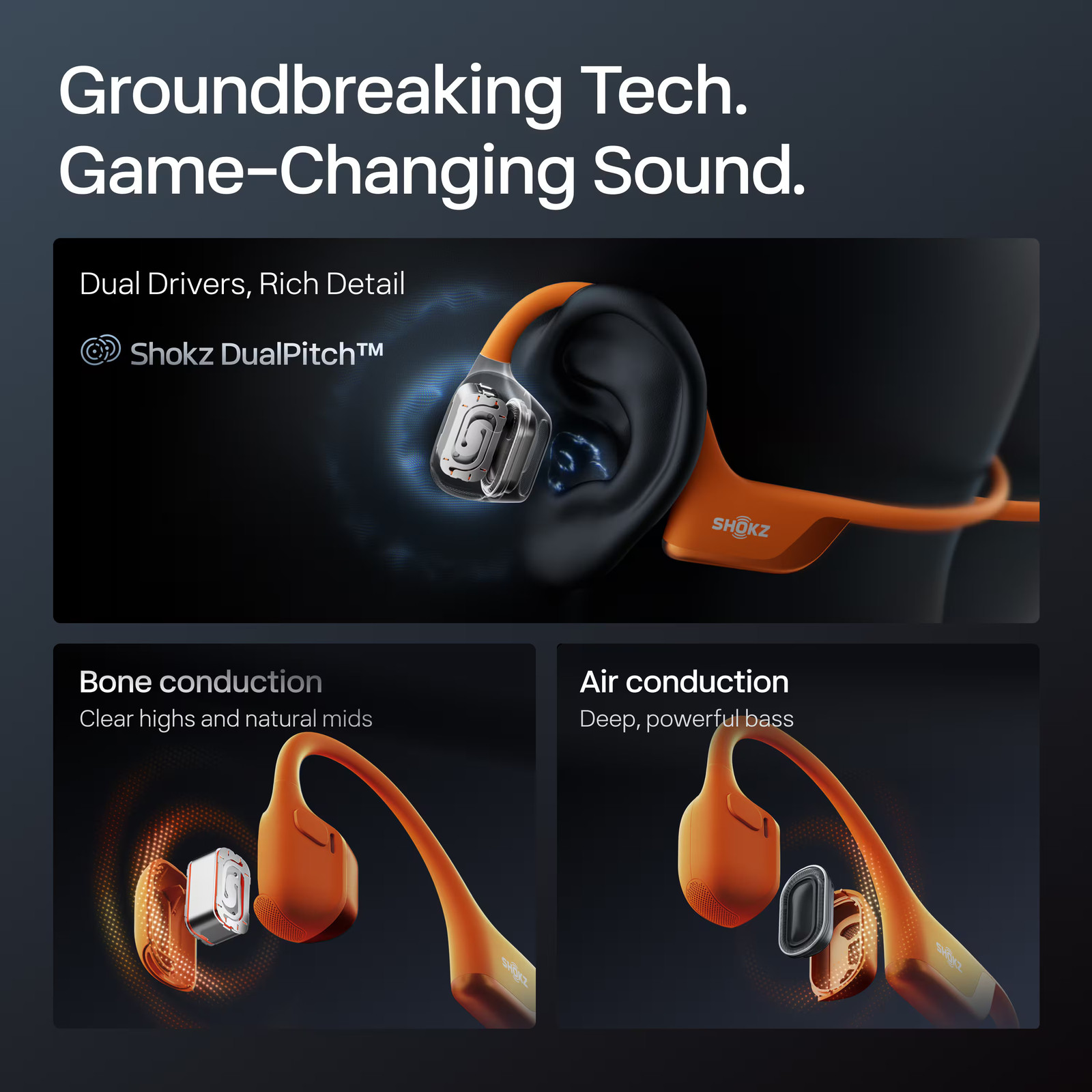 Shokz – OpenRun Pro 2 Mini Wireless Bone Conduction Open-Ear Bluetooth Sports…