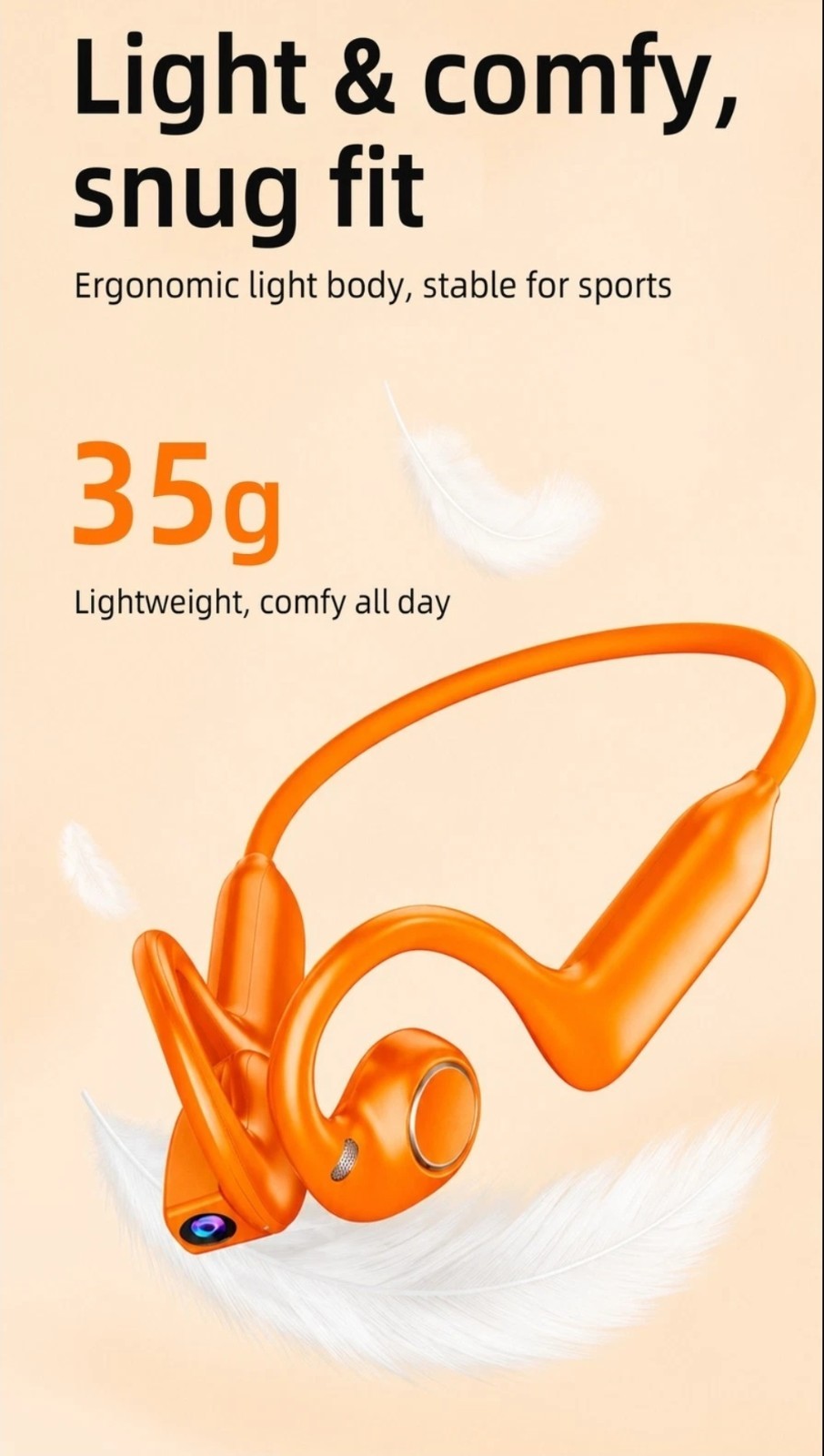Bluetooth Headset AI Translation 800W Camera Video Photo Wireless Sports