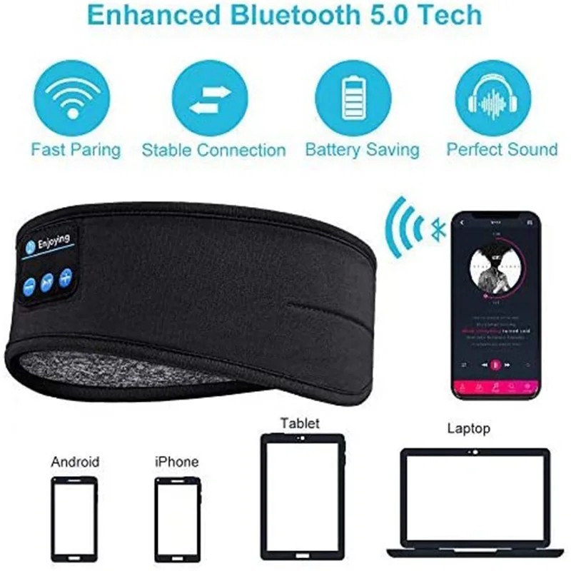 Sleep Headphones Bluetooth Sleeping Headband – Sleeping Headphones Cozy Bands