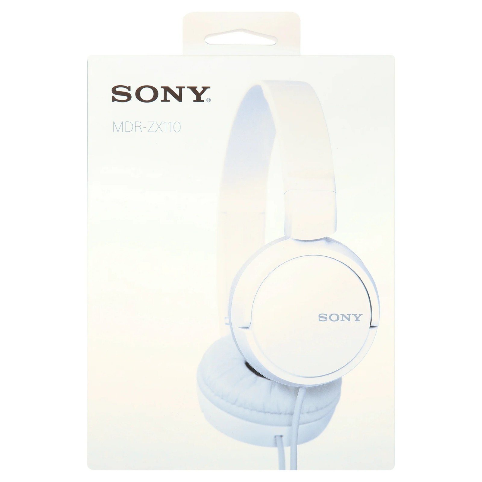 Sony MDR-ZX110 Wired On-Ear Headphones, White – Money Back Guarantee !