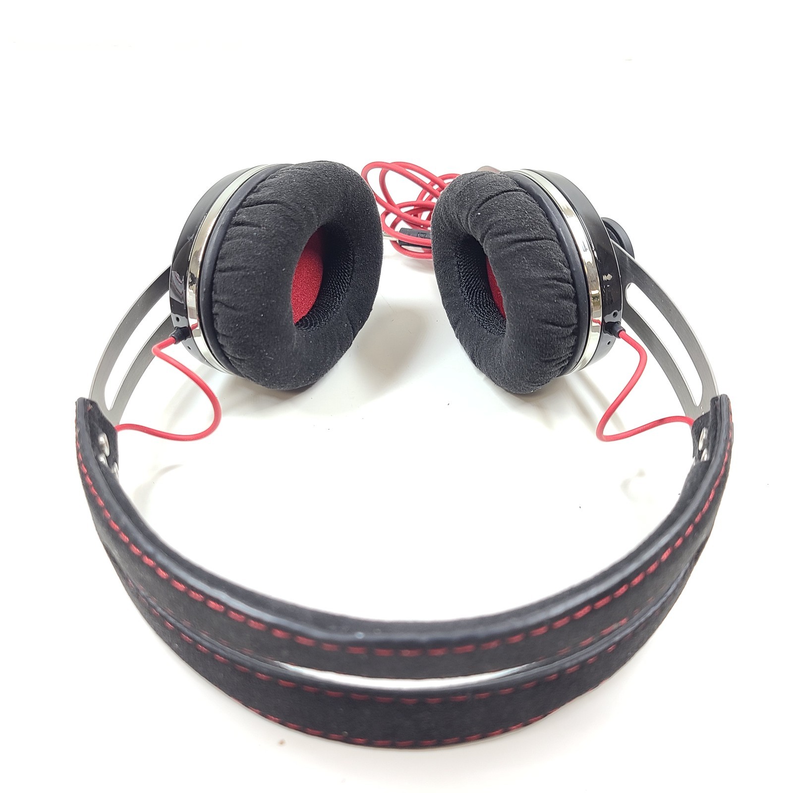 Sennheiser Momentum 1.0 Wired On-Ear Headphones – Black and Red – Grade A