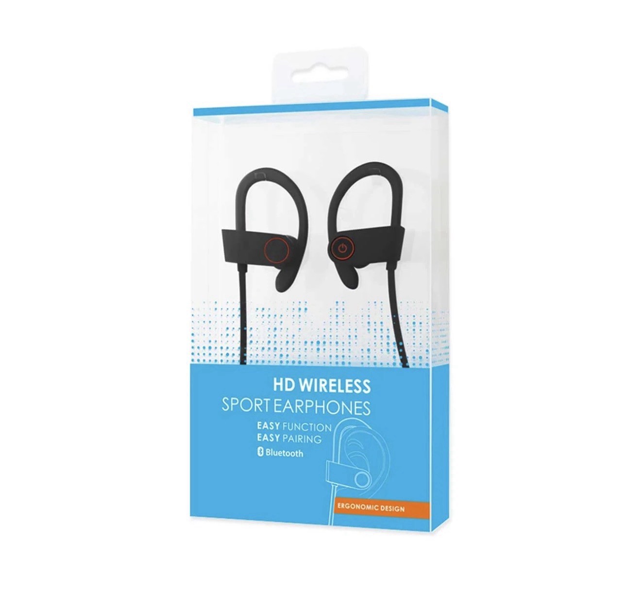 Bluetooth Workout Earphones Wireless with Deep Bass for Gym Use Android IOS