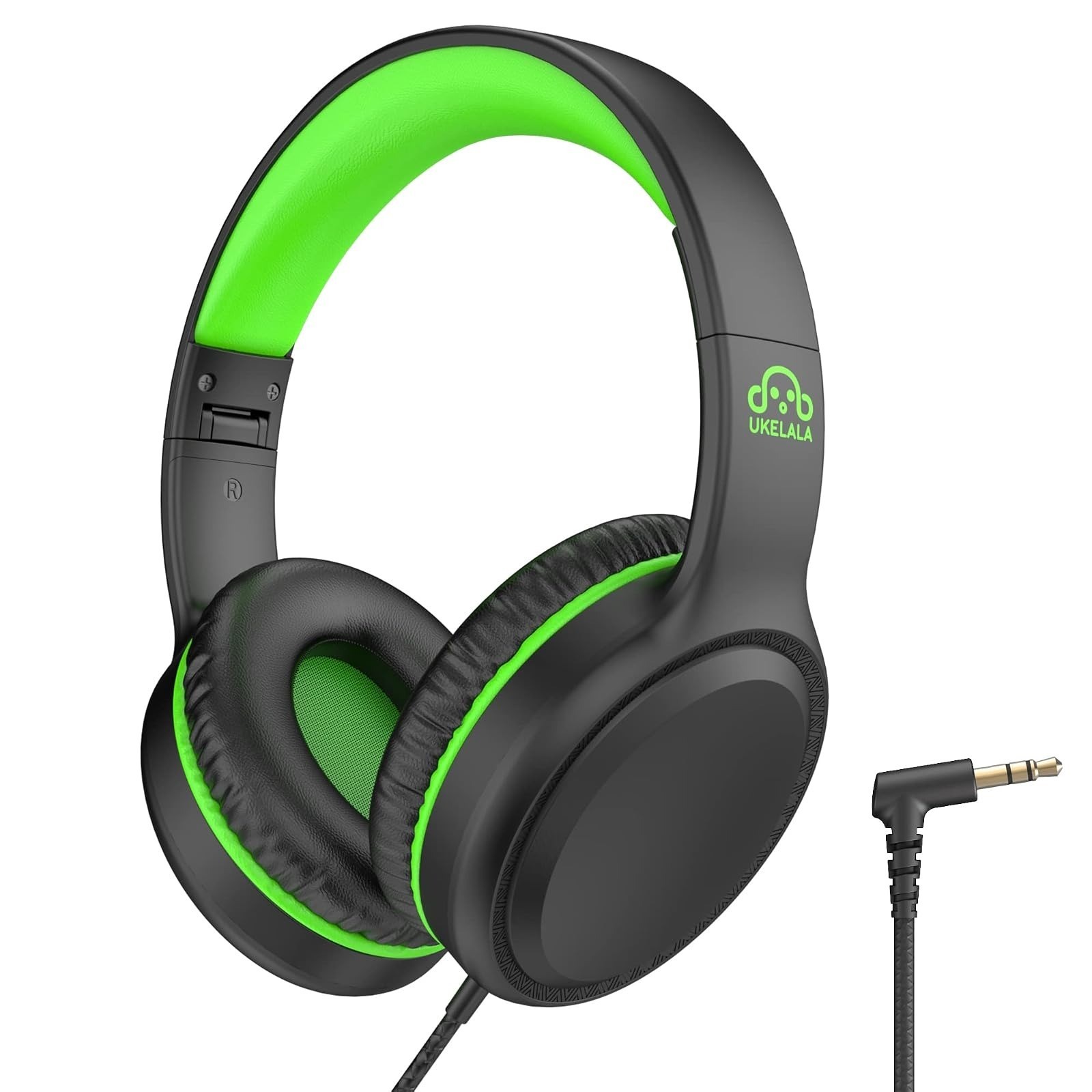 UKELALA U2 Wired Headphones for Kids | Foldable Lightweight On-Ear