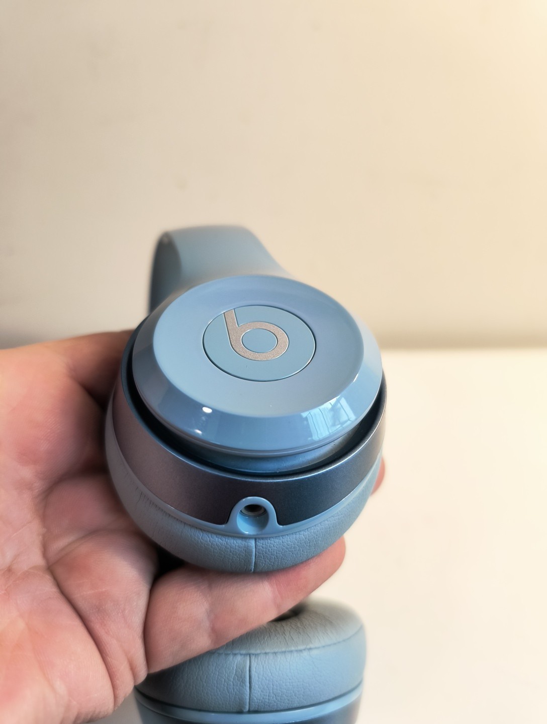 Beats by Dr Dre Solo 2 Wired Headphones W/ Case – No Cable Blue B0518 Tested