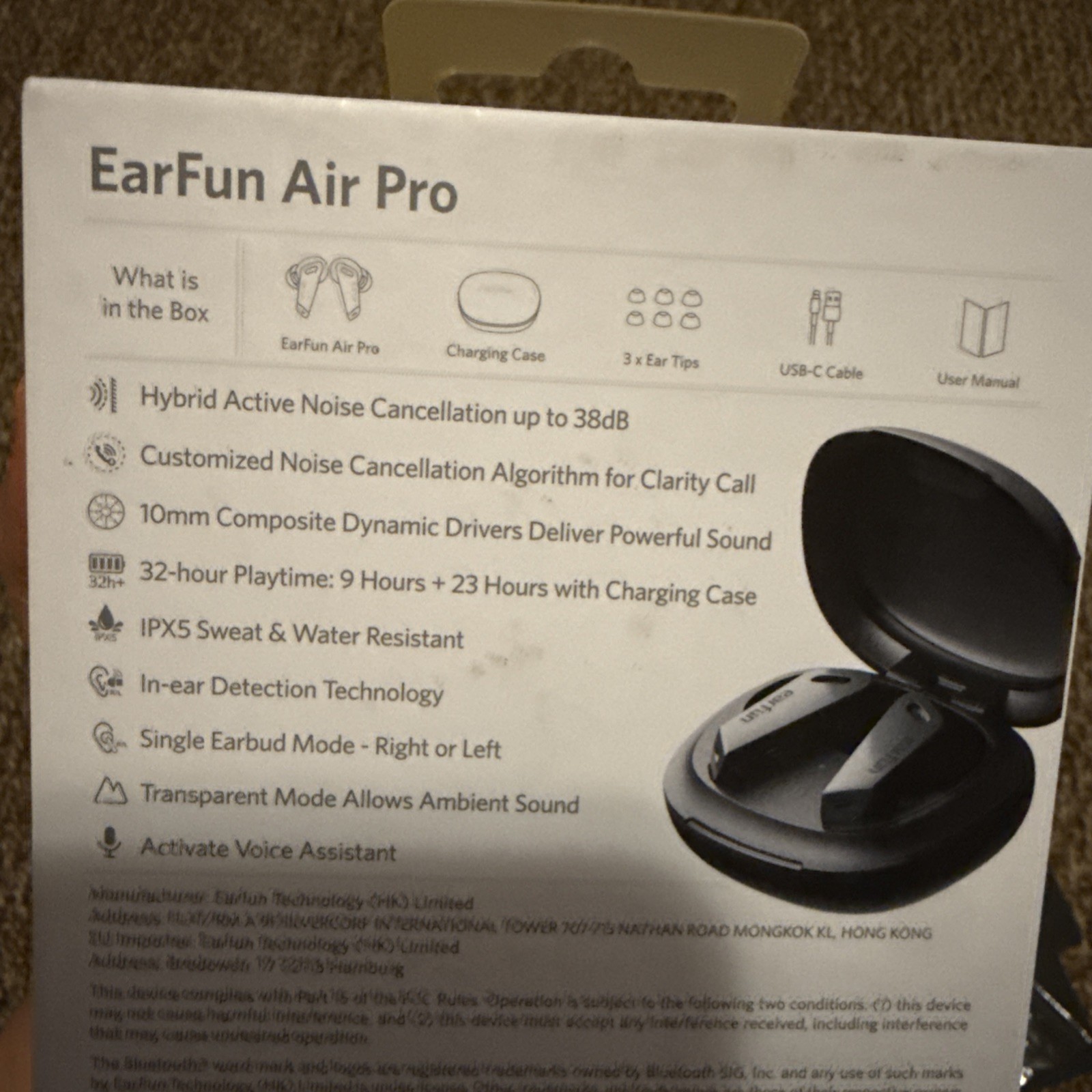 earfun EarFun Air Pro HYBRID NOISE CANCELLING