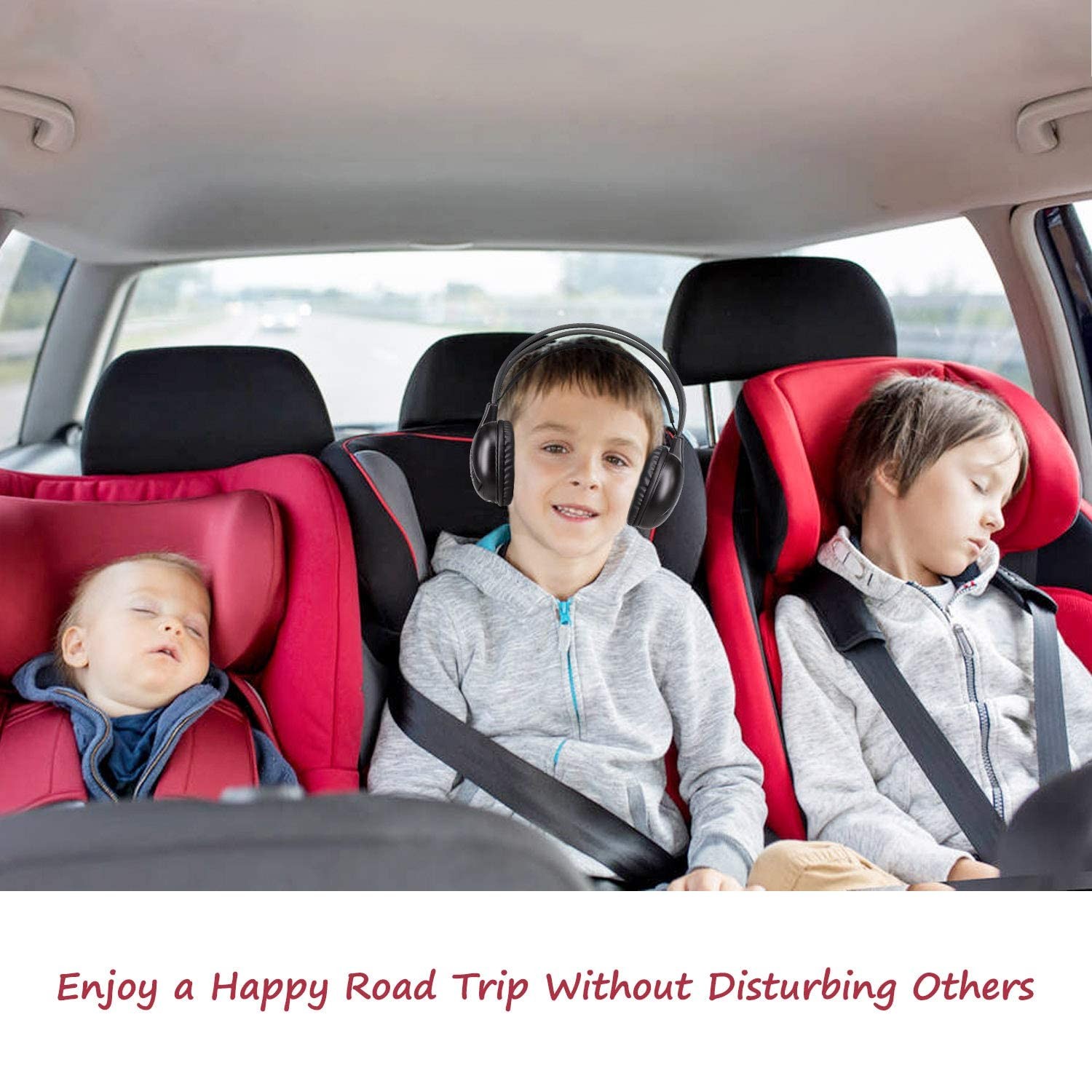 Wireless Car Headphones for Town & Country, Sienna, Sequoia, Odyssey, Grand C…