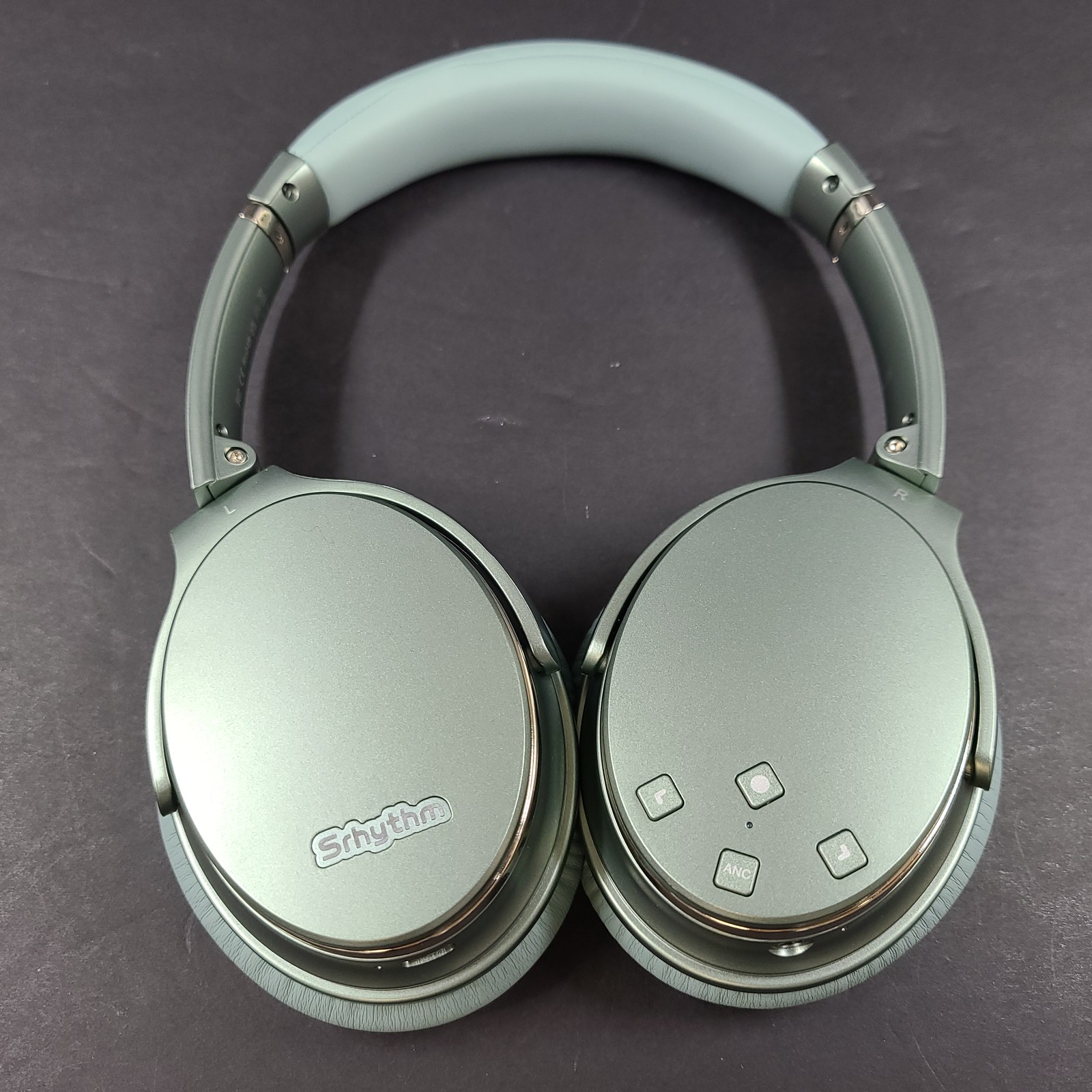Srhythm NC35 Active Noise Cancelling Stereo Headphones – Turquoise Grade A
