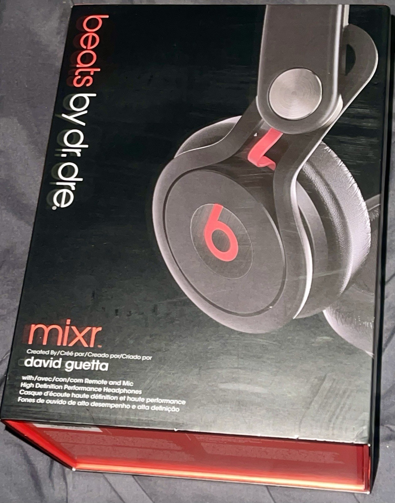 BEATS MIXR MIXER DJ Professional WIRED Headphones Matte Black FINISH