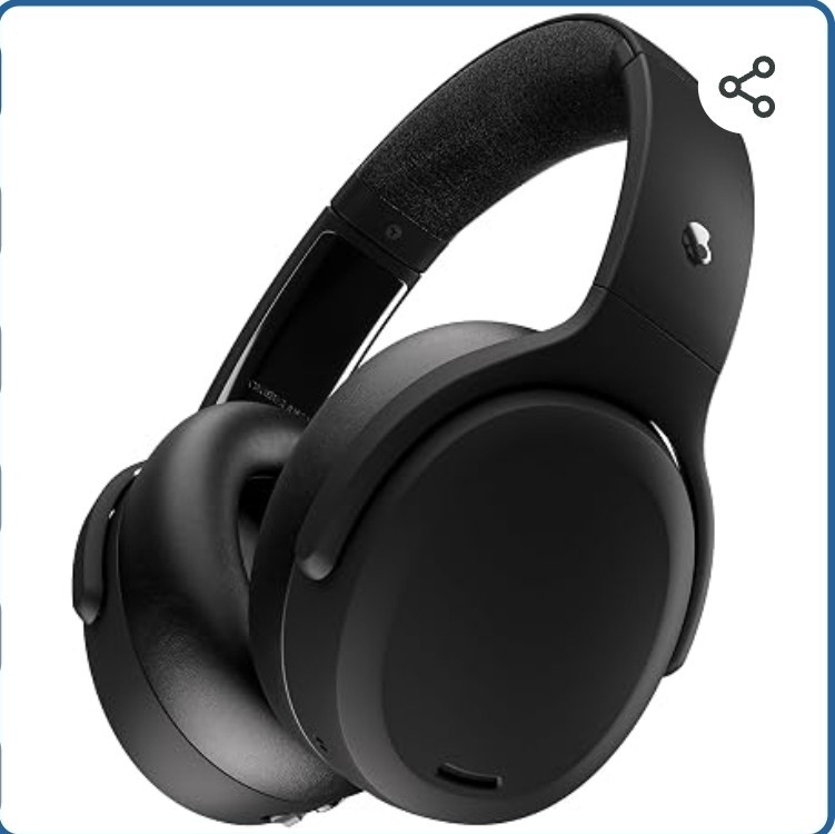 🔥Skullcandy Crusher ANC XT 2 Over-Ear Headphones-Black FACTORY SEAL FREE SHIP!