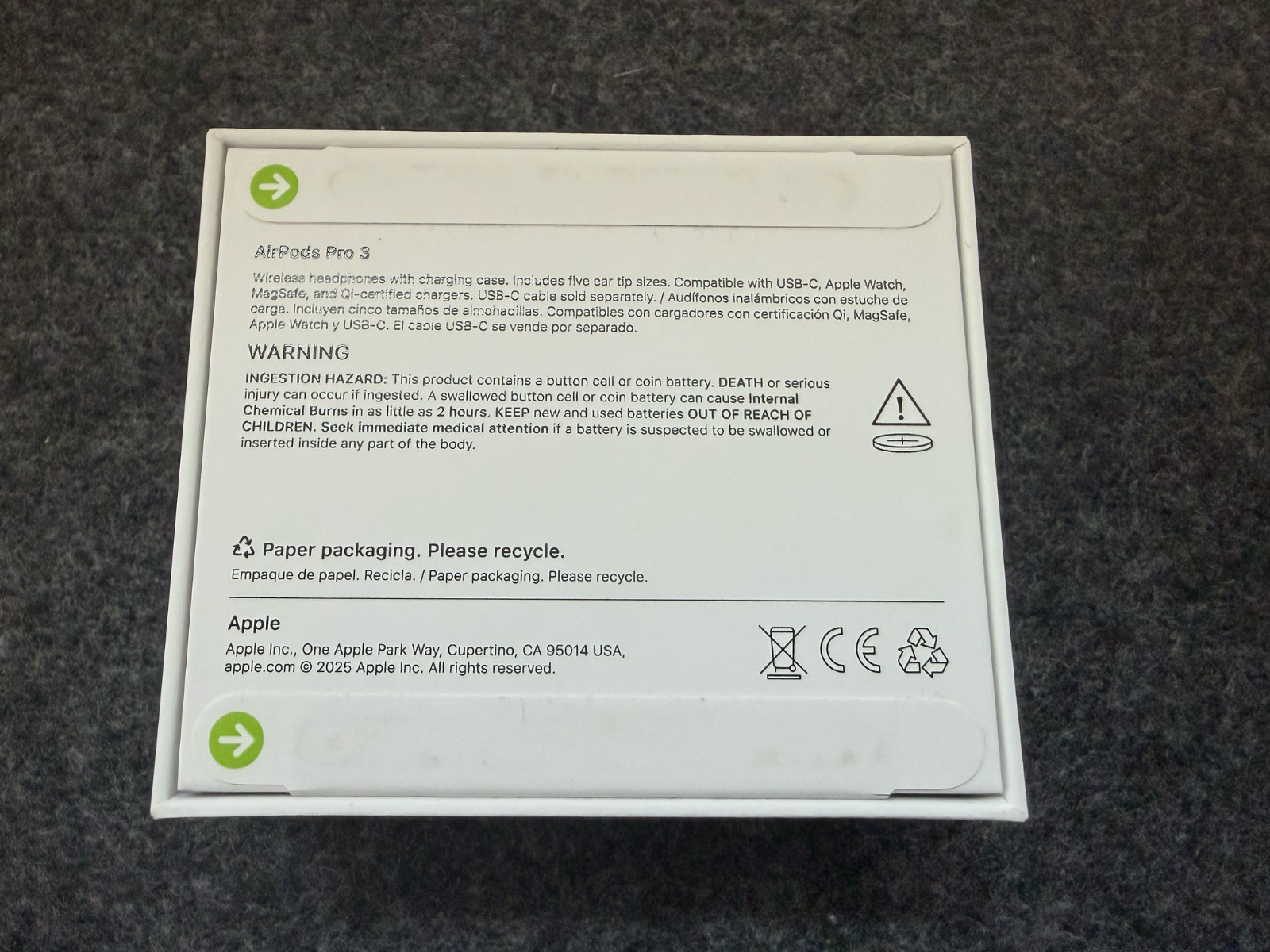 Brand New, Factory-Sealed Apple AirPods Pro 3 — Never Opened