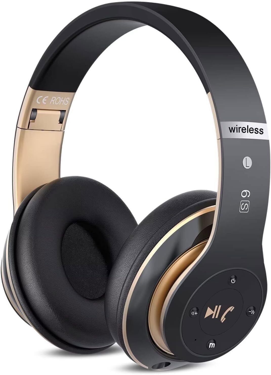Headphones Wireless Bluetooth Noise Cancelling Stereo Earphones Over Ear Headset