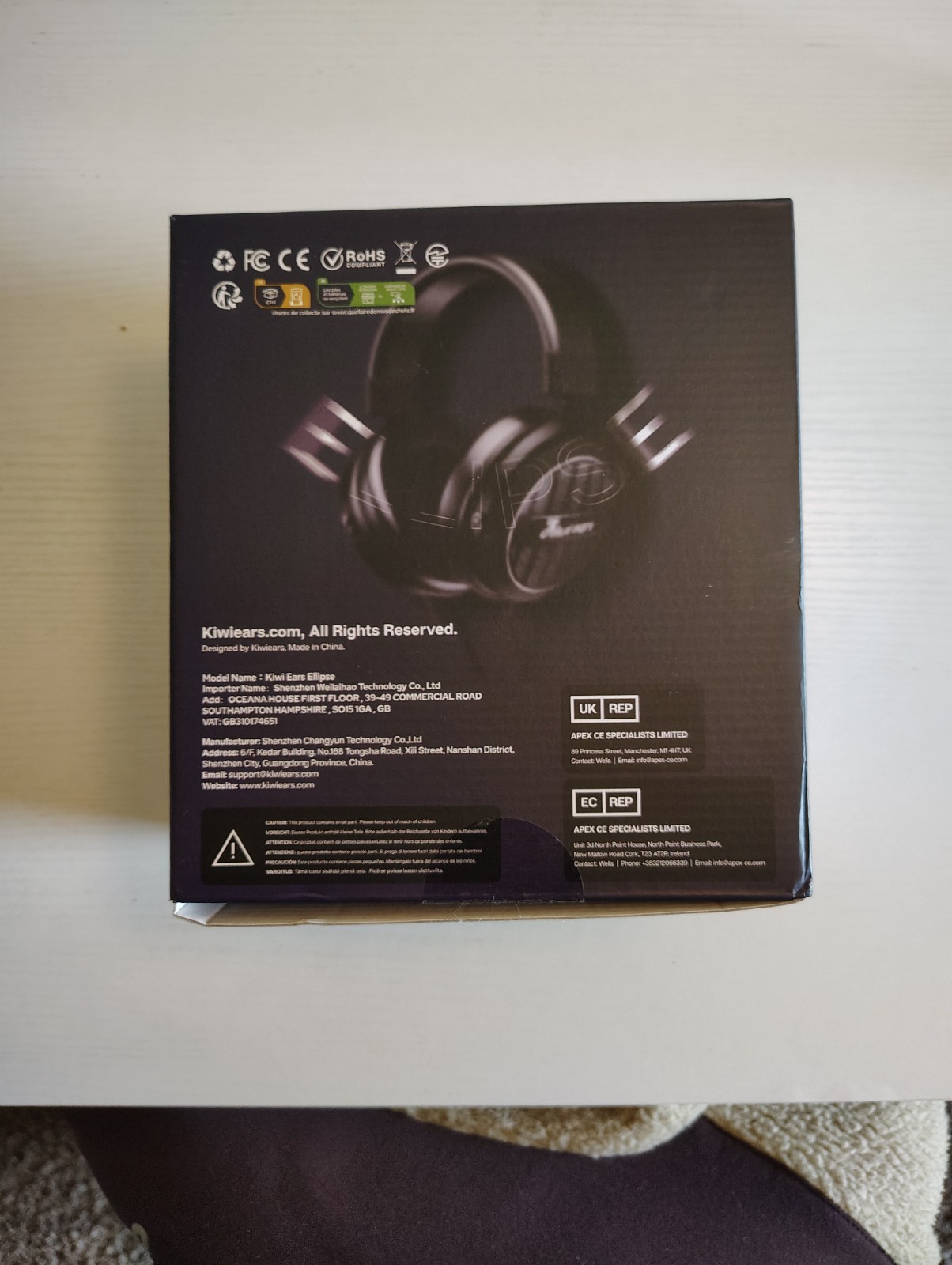 Kiwi Ears Ellipse Wired Headphones Open Box