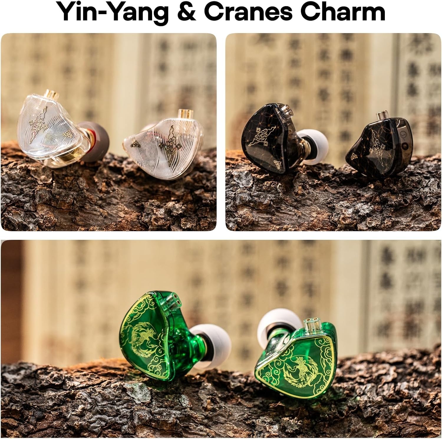 Ergonomic Wan’er S.G IEM Earphones – Dynamic 10mm Driver, Mic & Detachable Cable